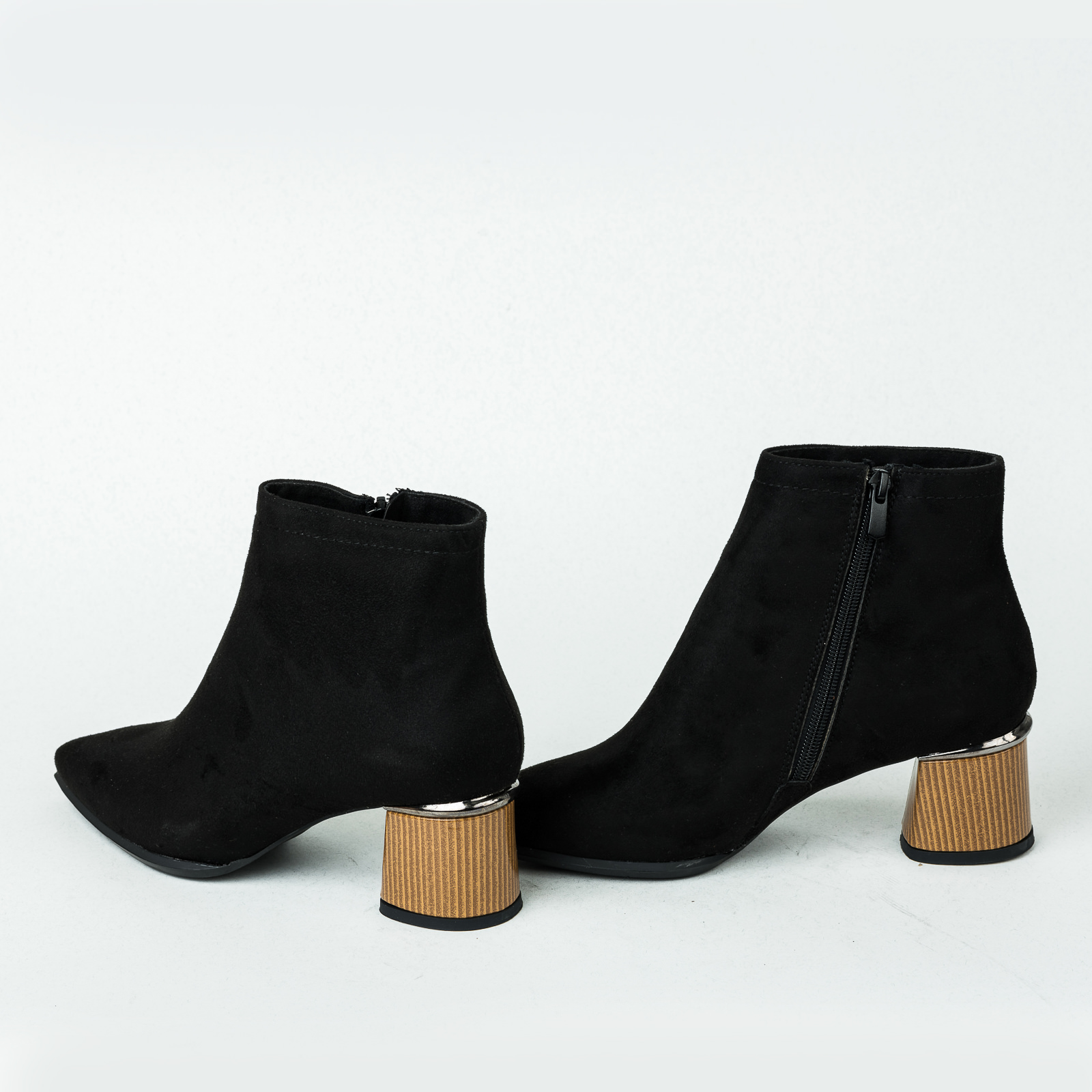 Women ankle boots B227 - BLACK