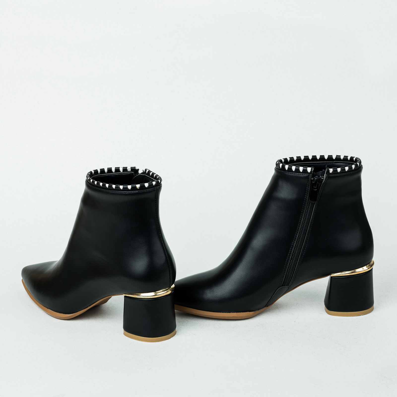 Women ankle boots B229 - BLACK