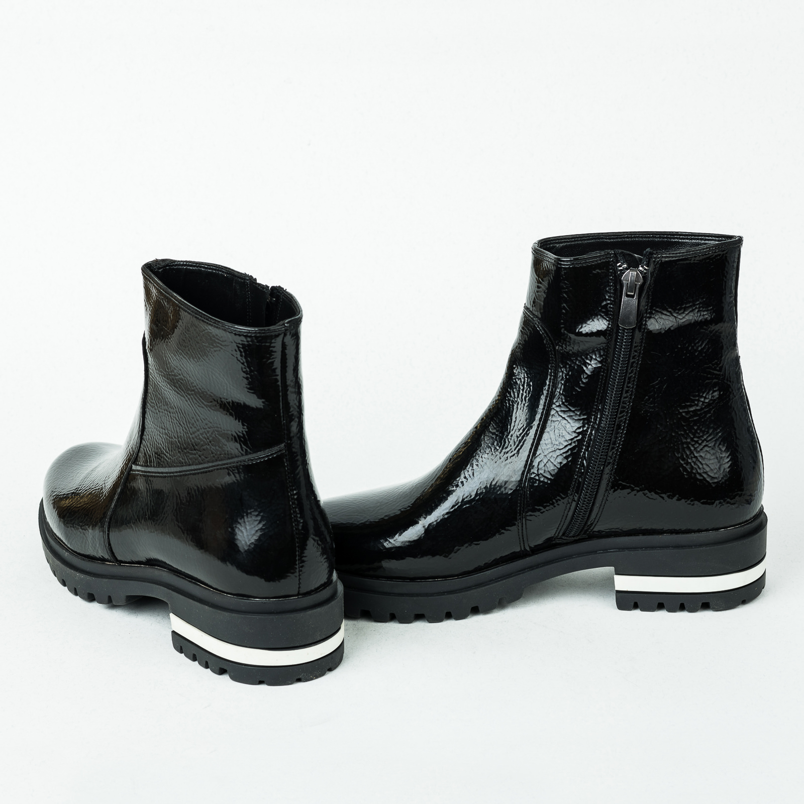 Women ankle boots B232 - BLACK