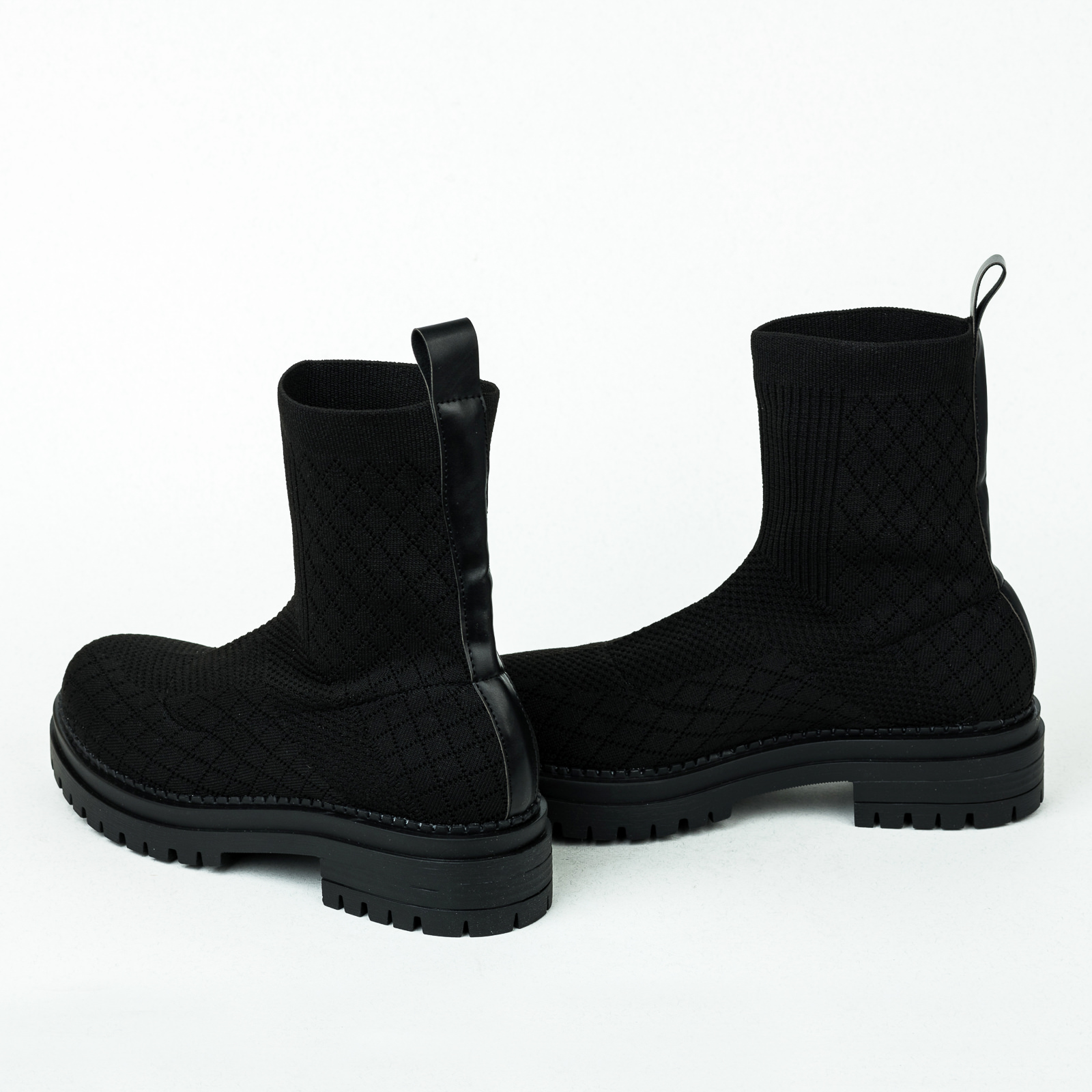Women ankle boots B233 - BLACK