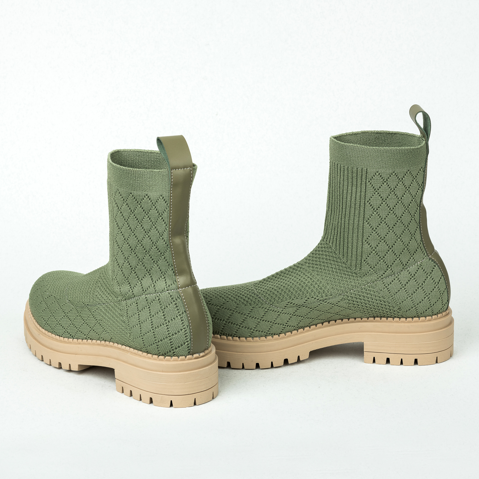 Women ankle boots B233 - GREEN