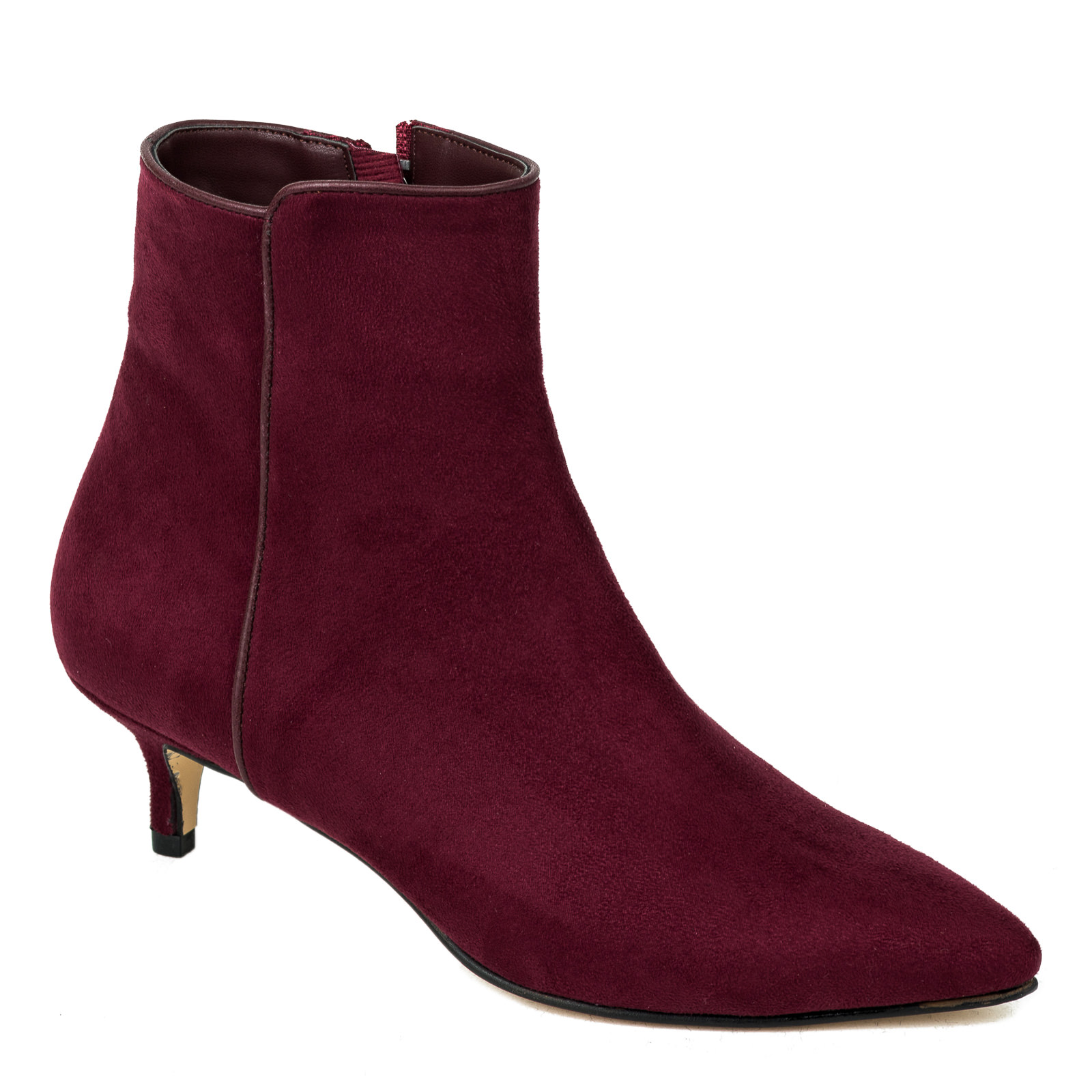 Women ankle boots B239 - WINE RED