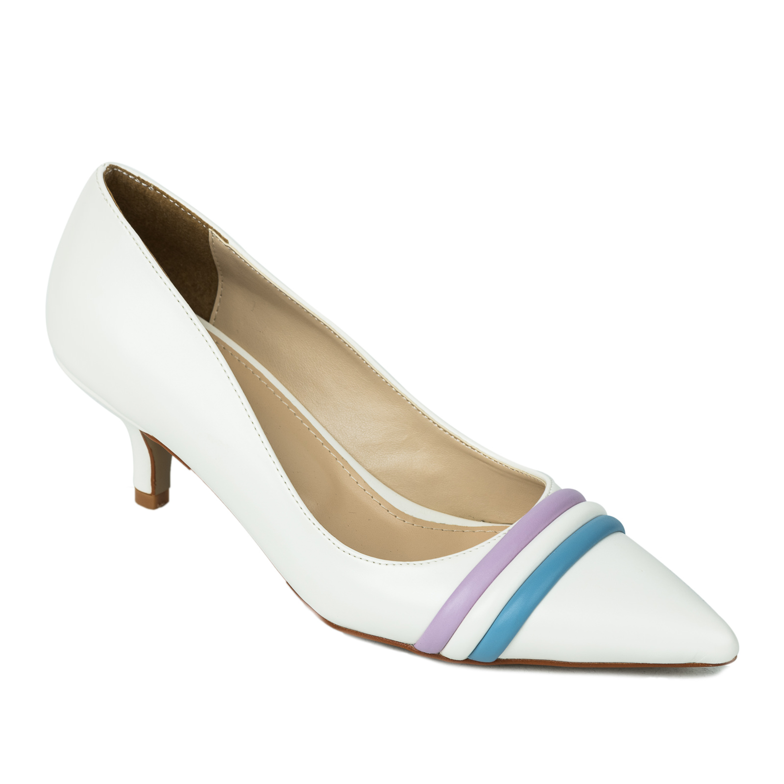 High-heels B261 - WHITE