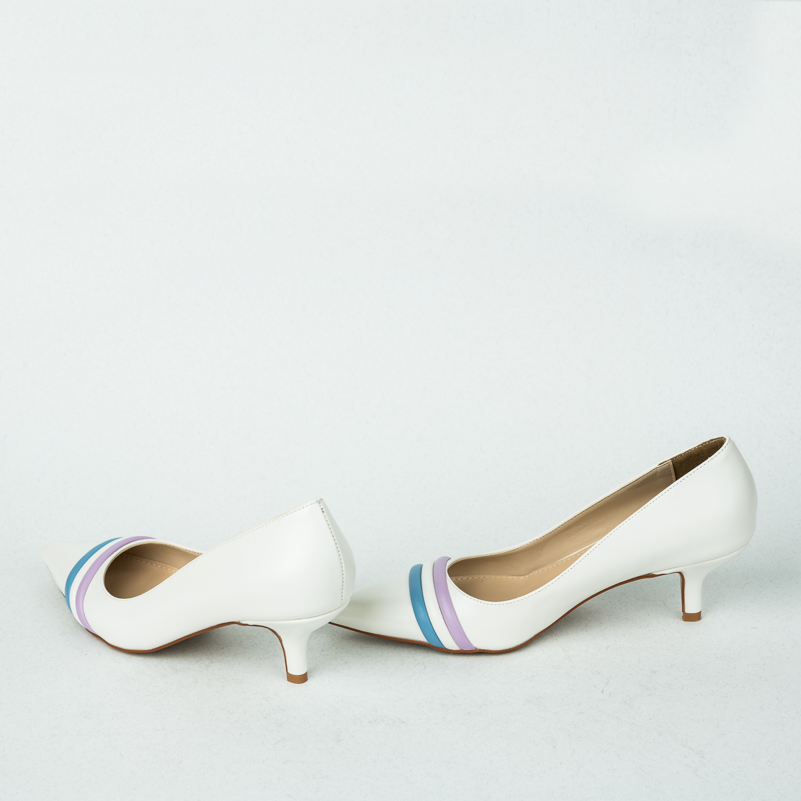 High-heels B261 - WHITE