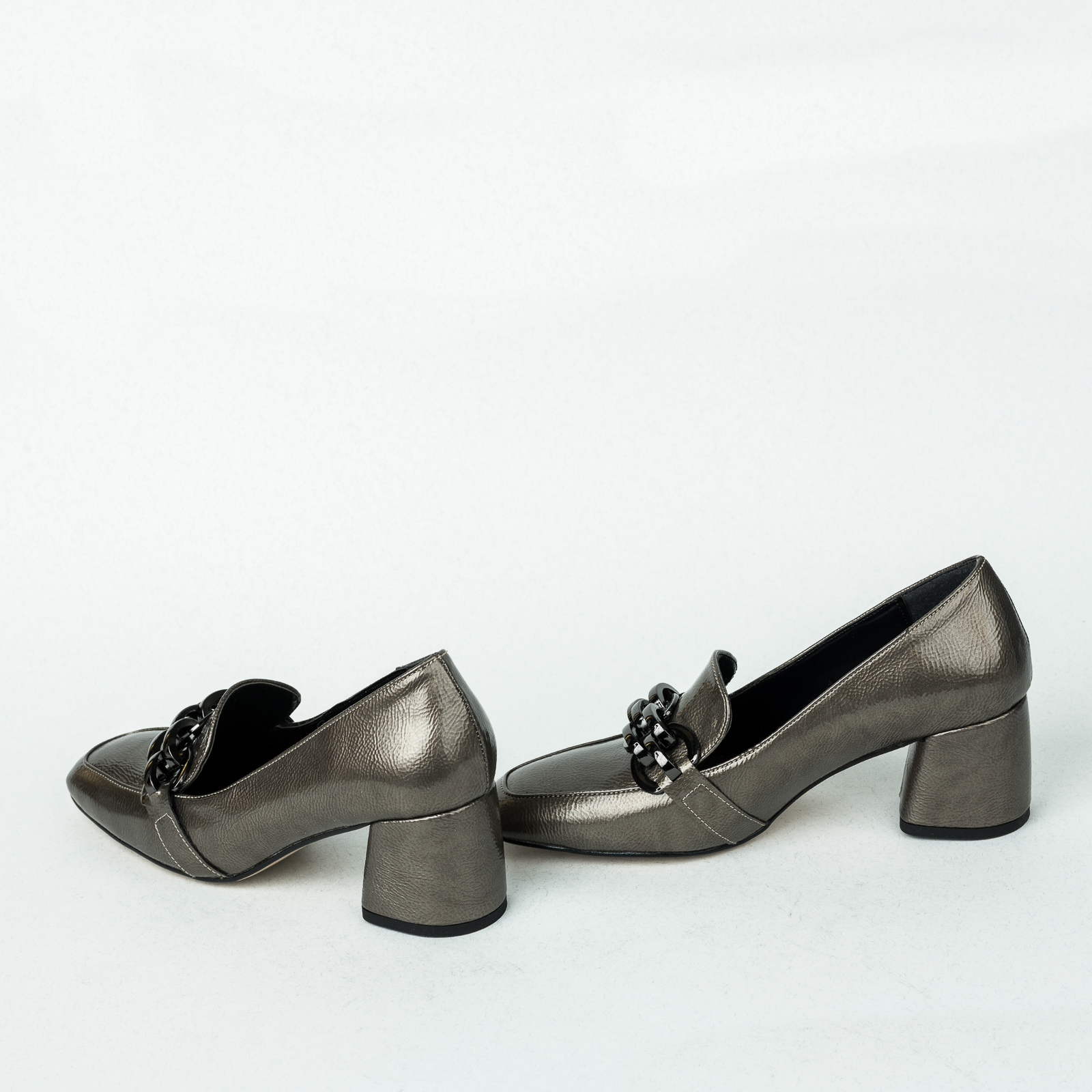 High-heels B266 - PLATINE