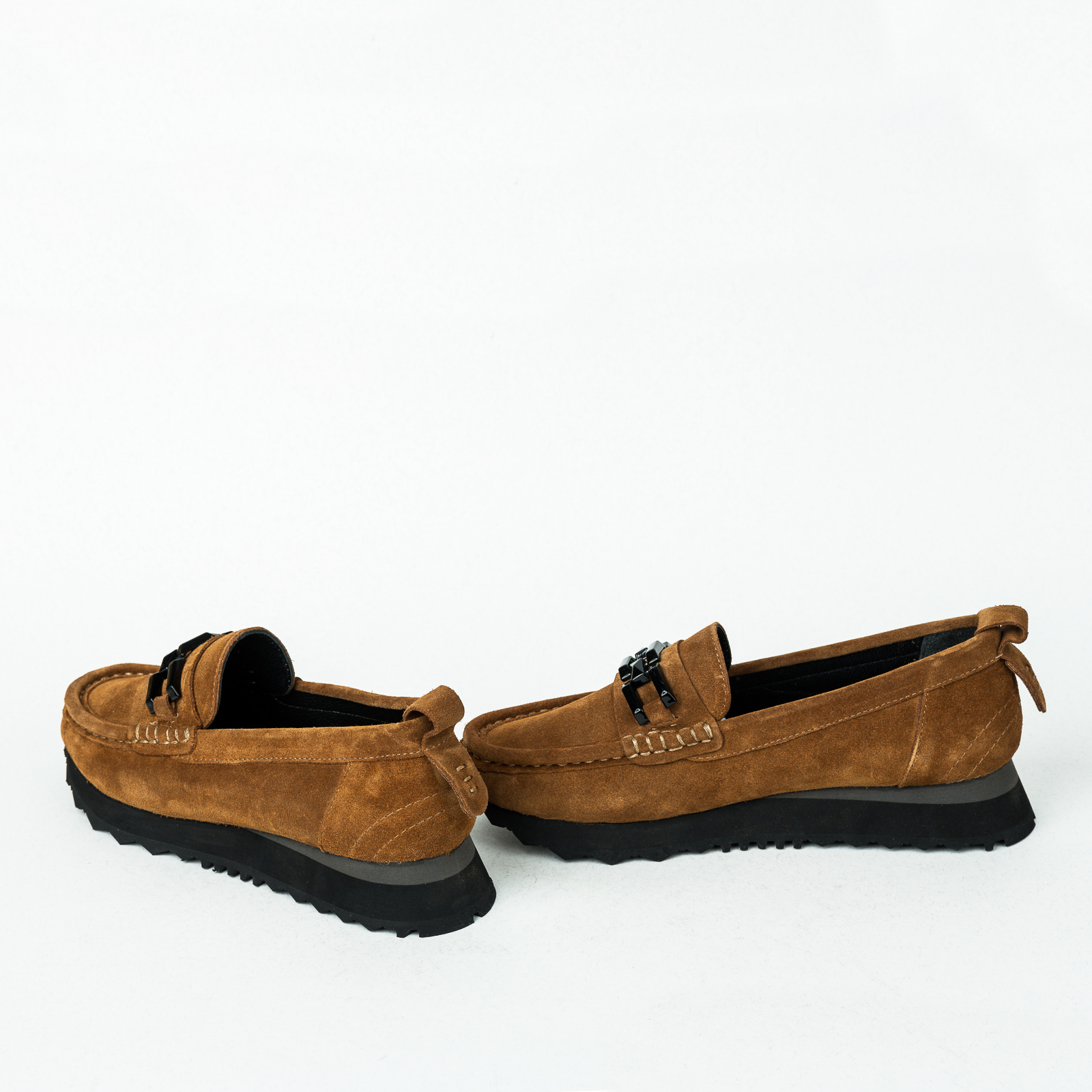 Leather shoes & flats AMANI - CAMEL