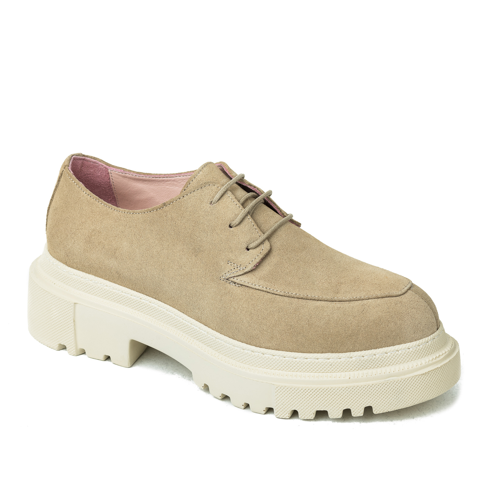 Leather shoes & flats B268 - BEIGE