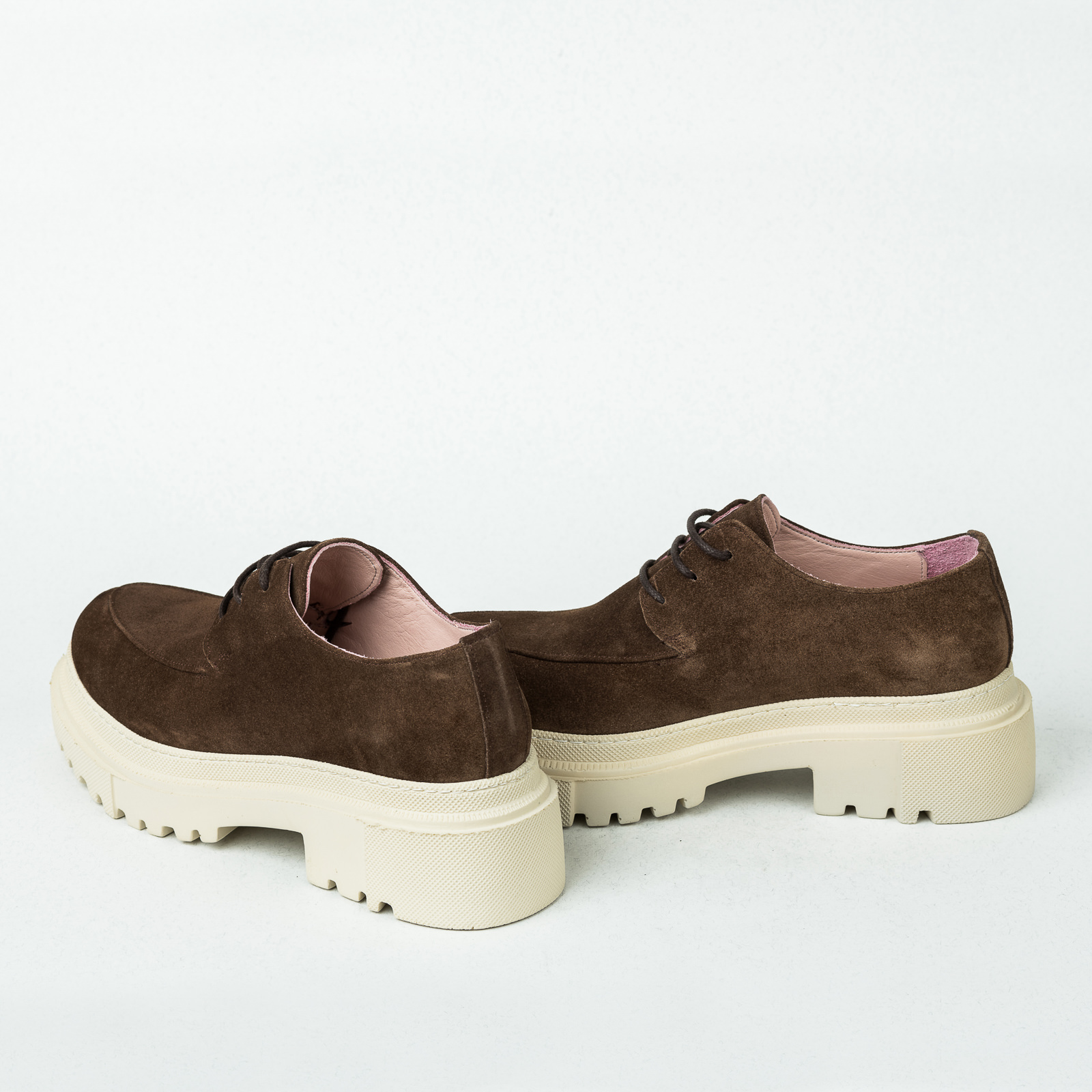 Leather shoes & flats B268 - BROWN