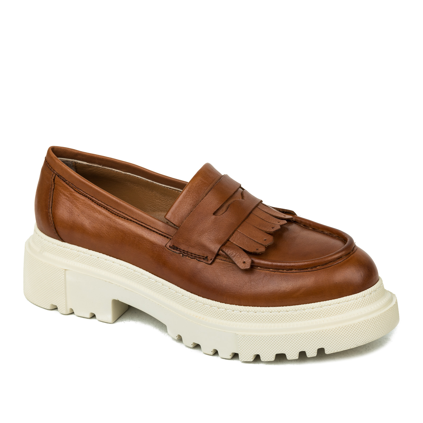 Leather shoes & flats B270 - CAMEL