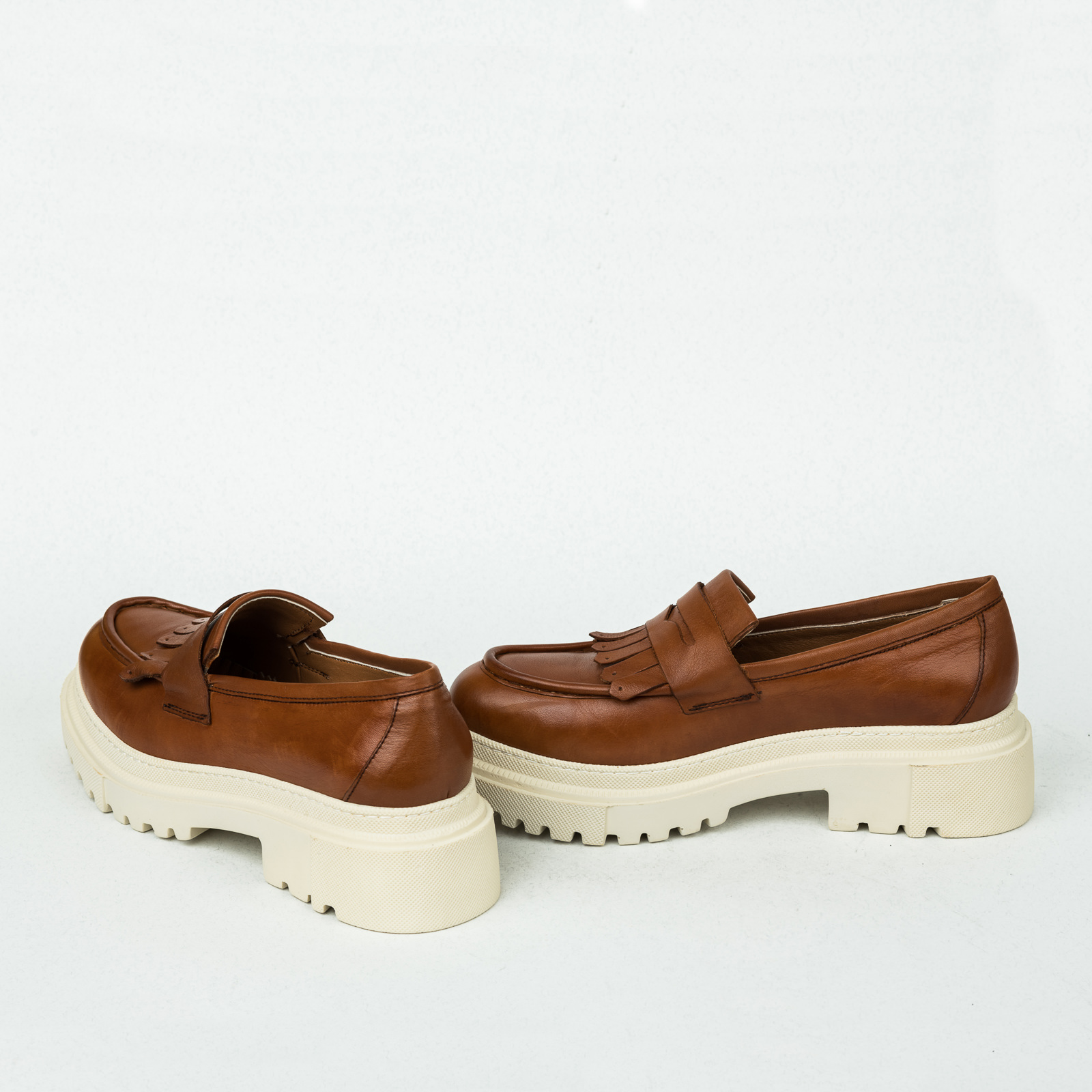 Leather shoes & flats B270 - CAMEL