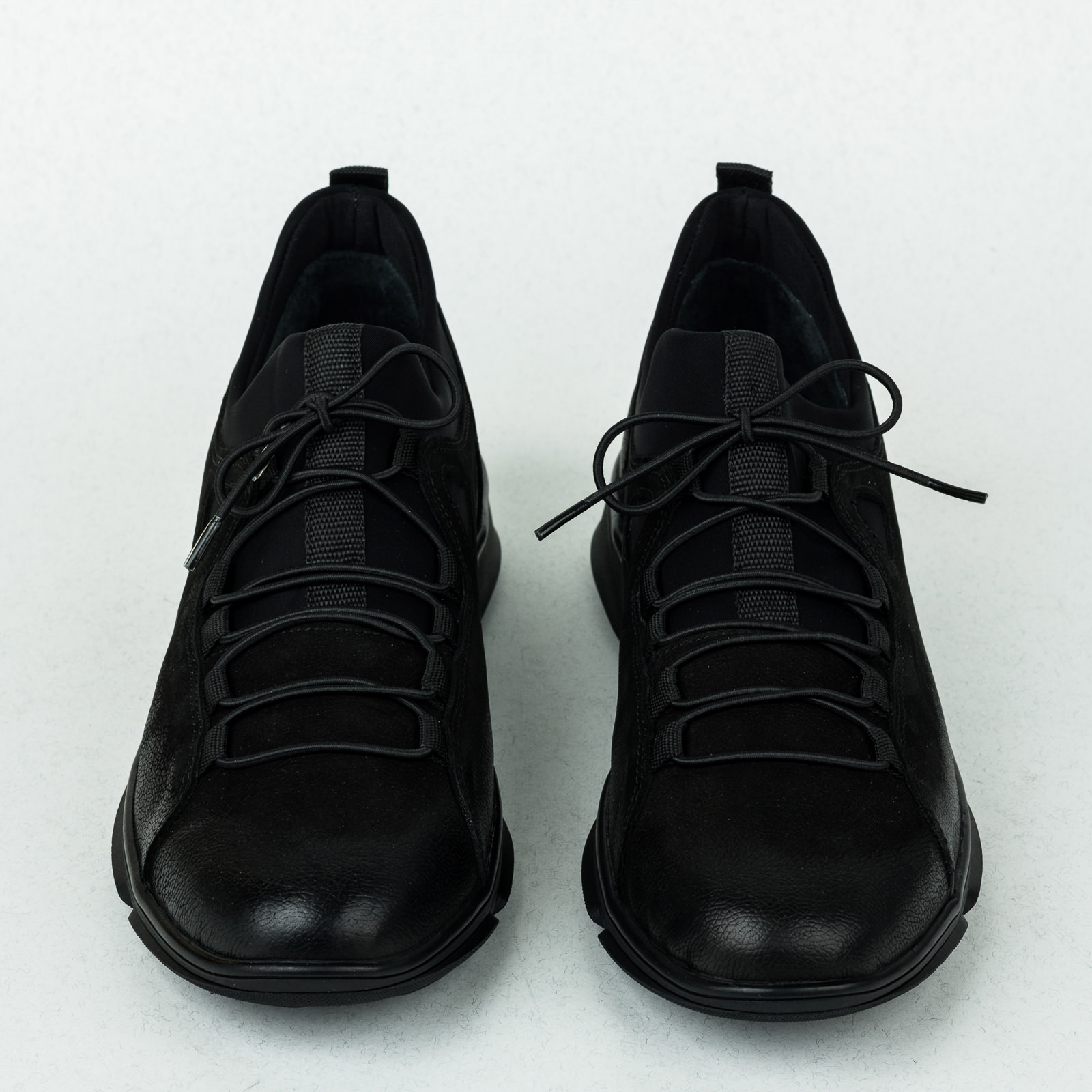 Kožne cipele B271 - CRNA