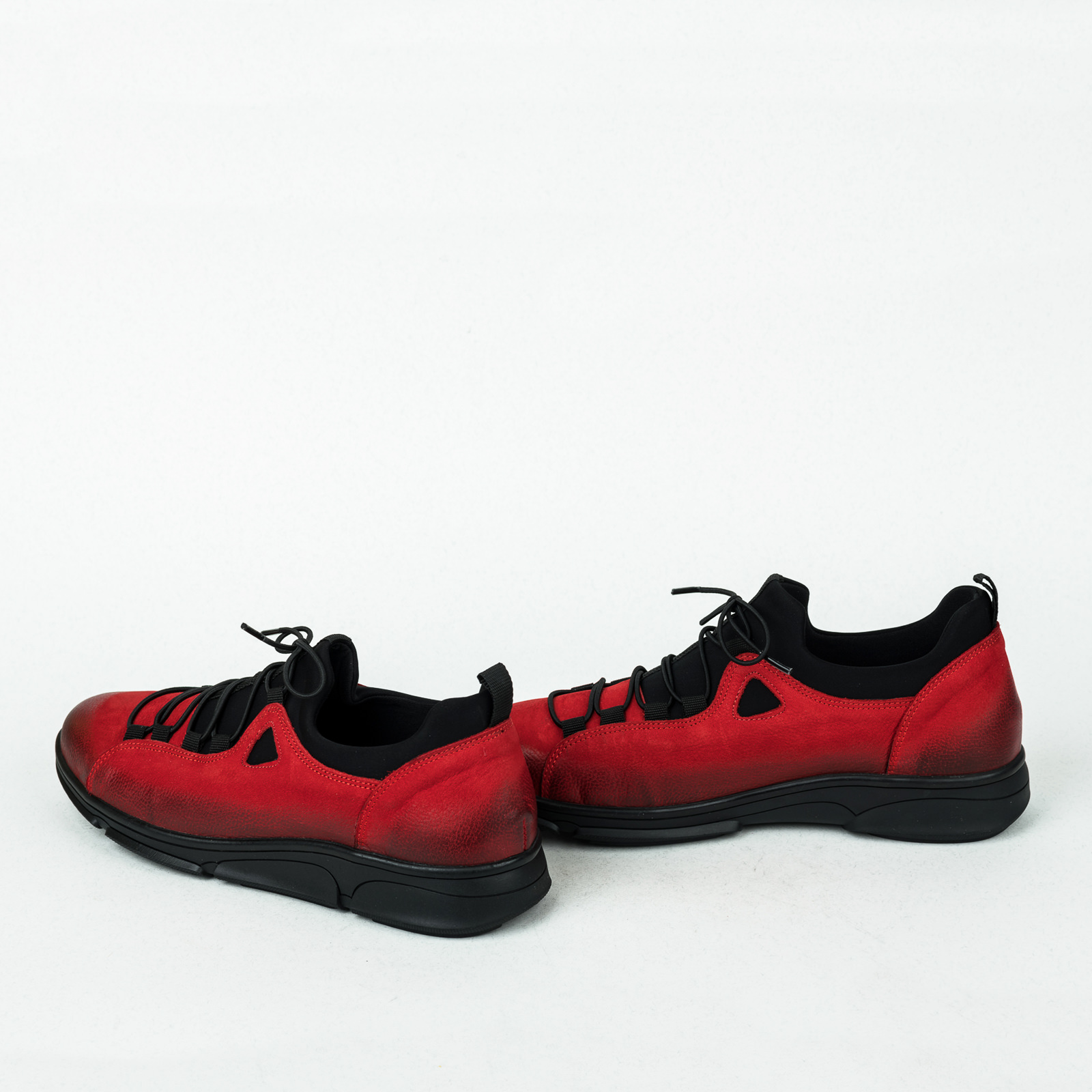 Leather shoes & flats B271 - RED