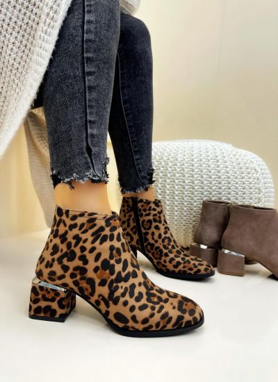 Women ankle boots B282 - BEIGE