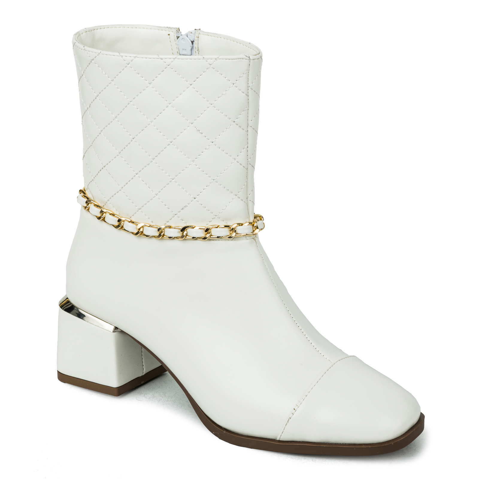 Women ankle boots B283 - WHITE