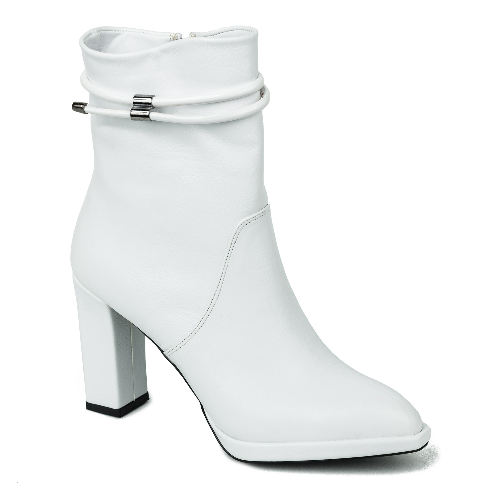 Women ankle boots B284 - WHITE