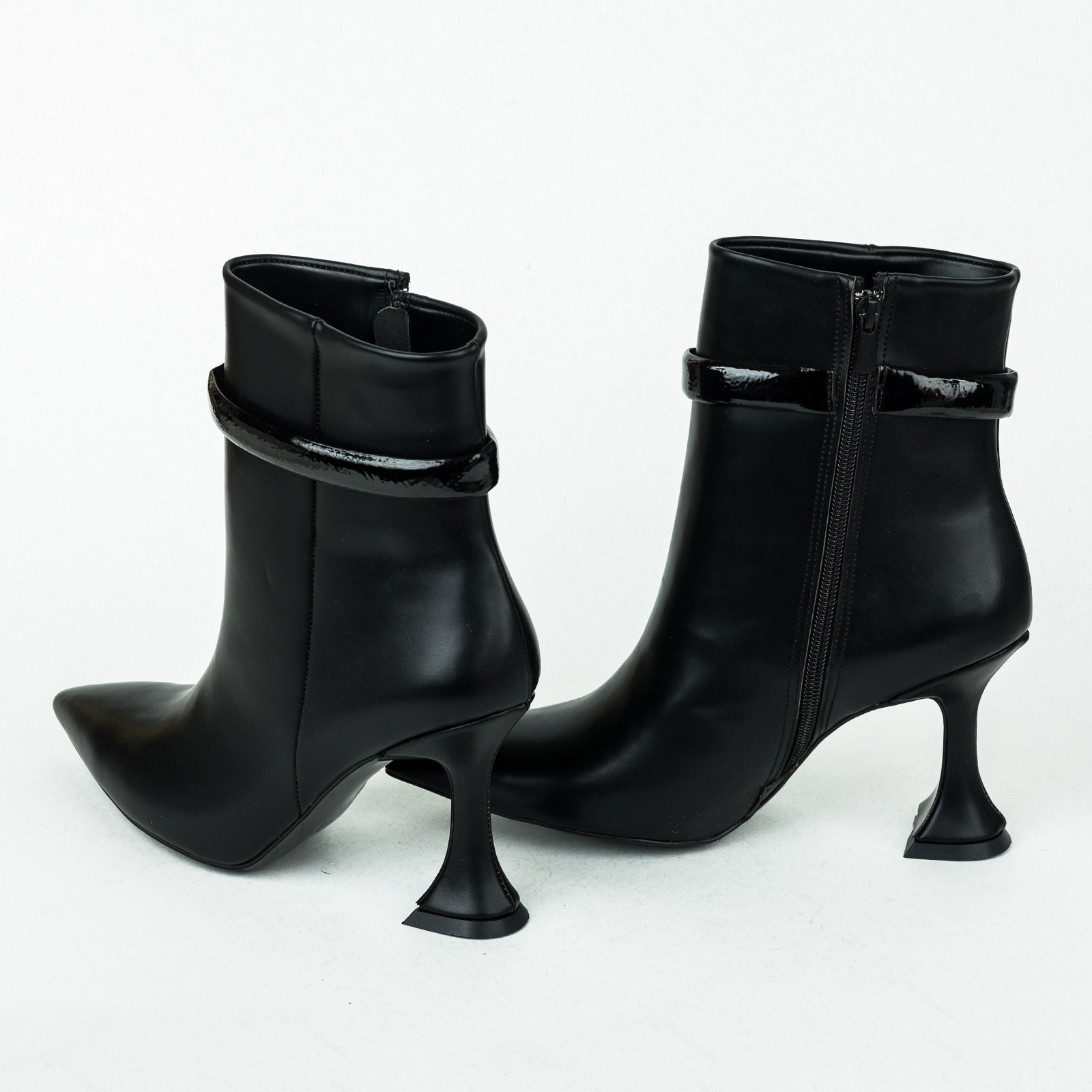 Women ankle boots B285 - BLACK