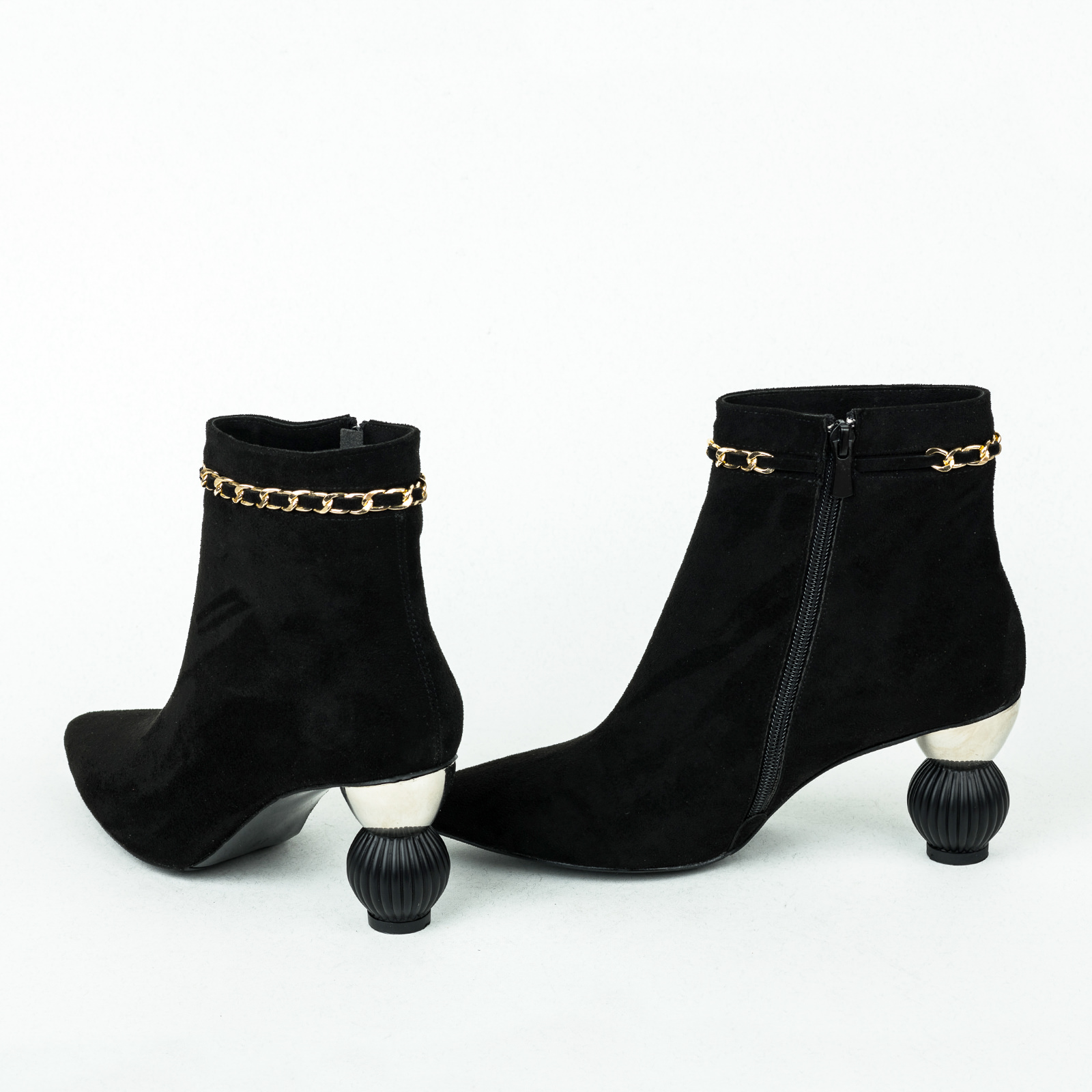 Women ankle boots B286 - BLACK