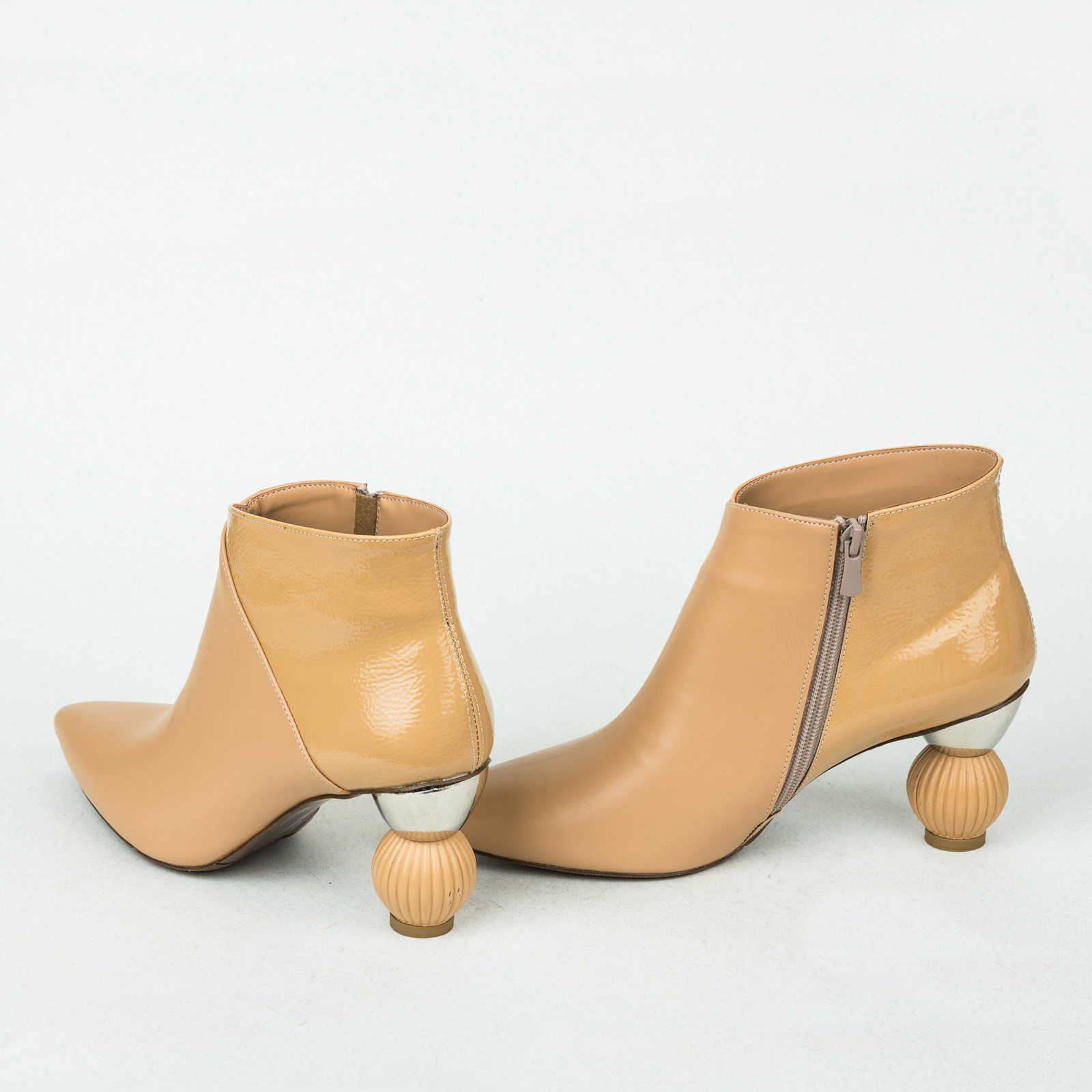 Women ankle boots B287 - BEIGE