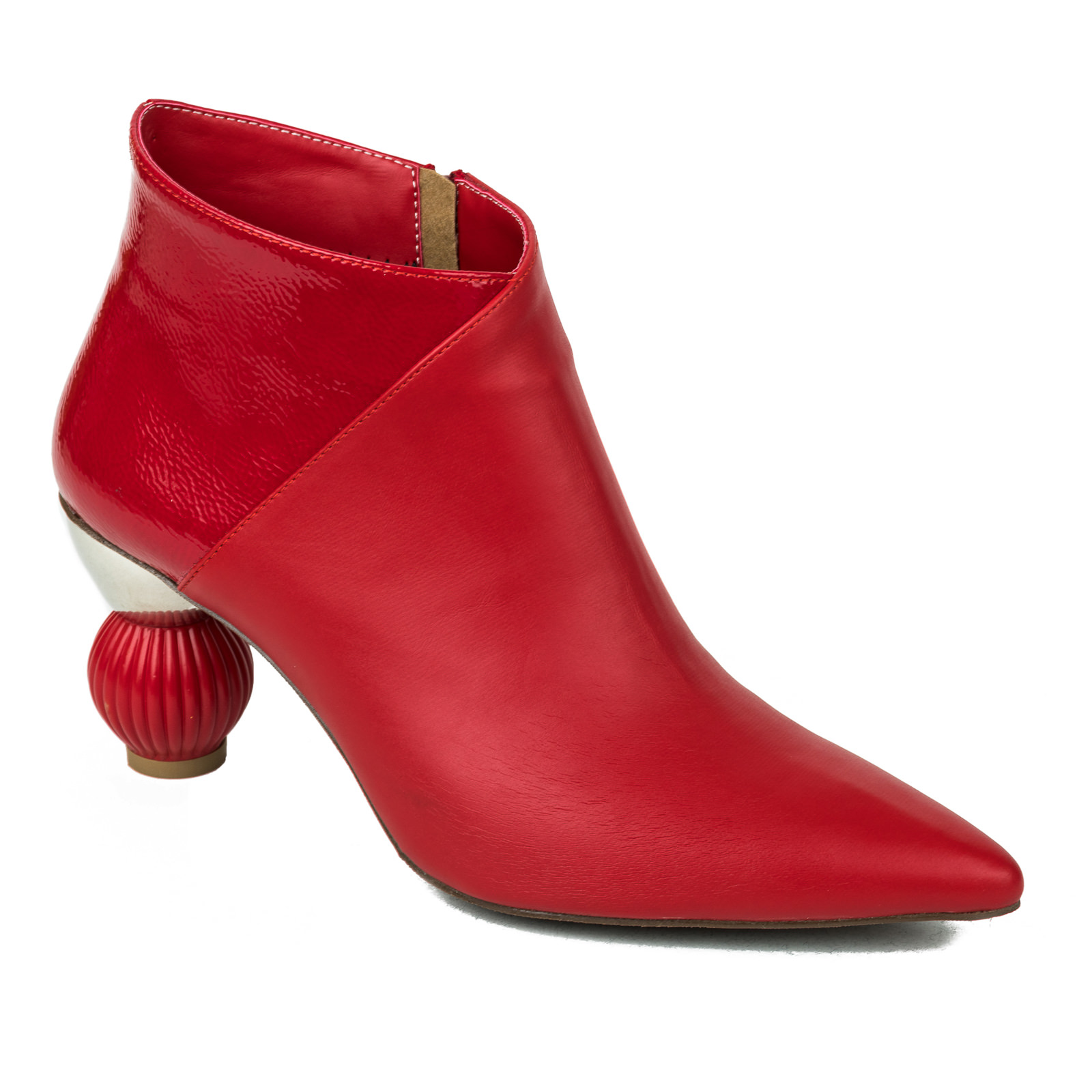 Women ankle boots B287 - RED