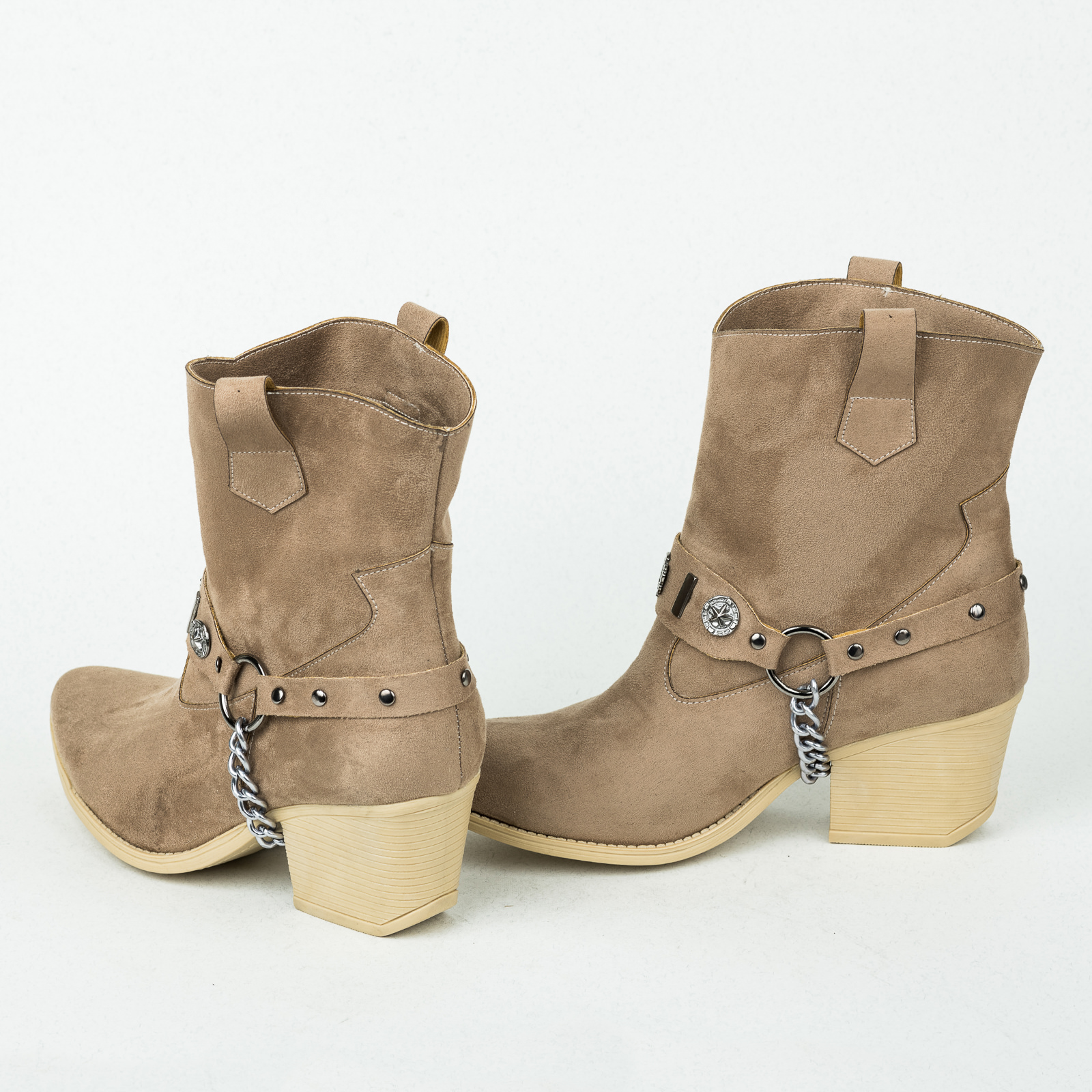 Women ankle boots B292 - BEIGE