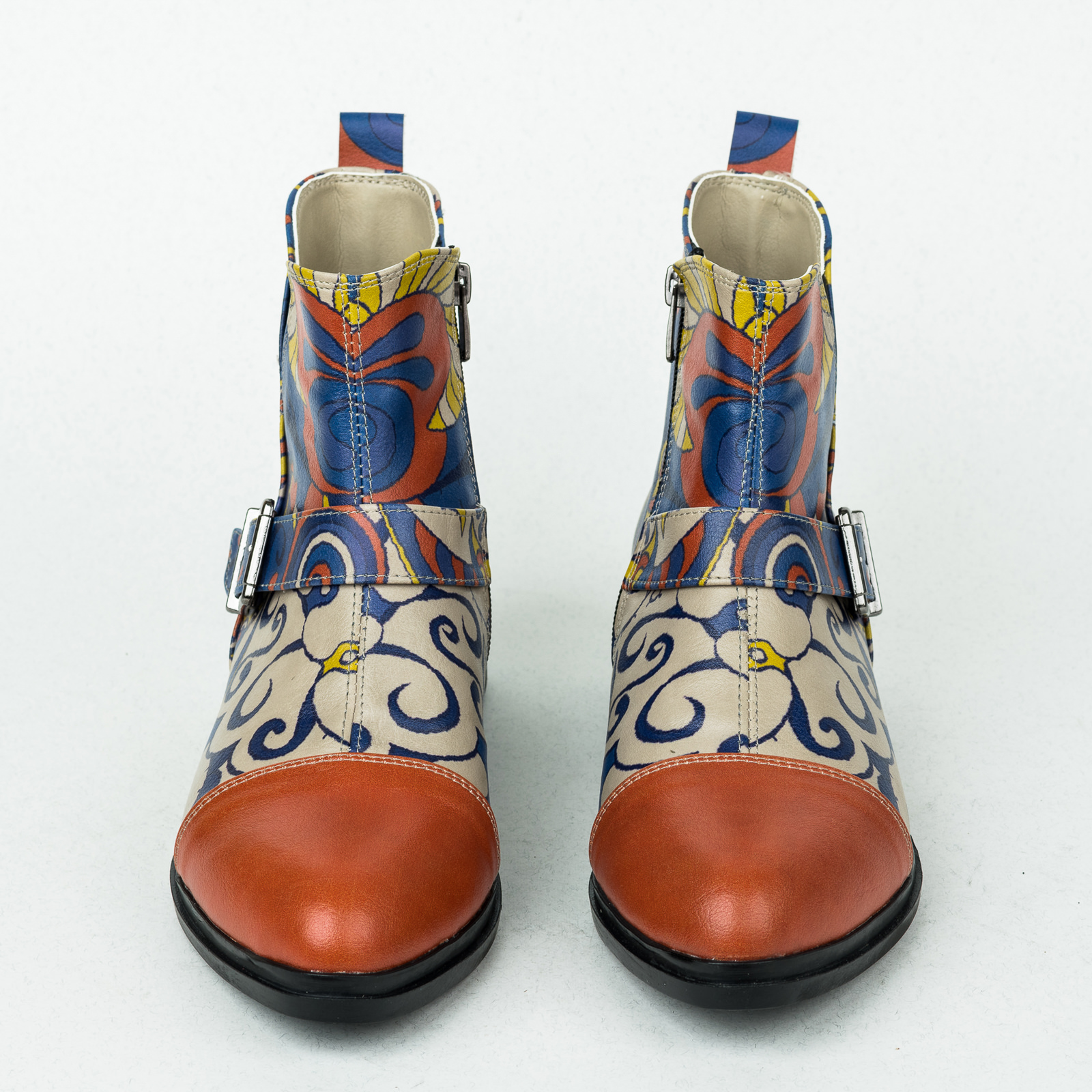 Women ankle boots B296 - BEIGE