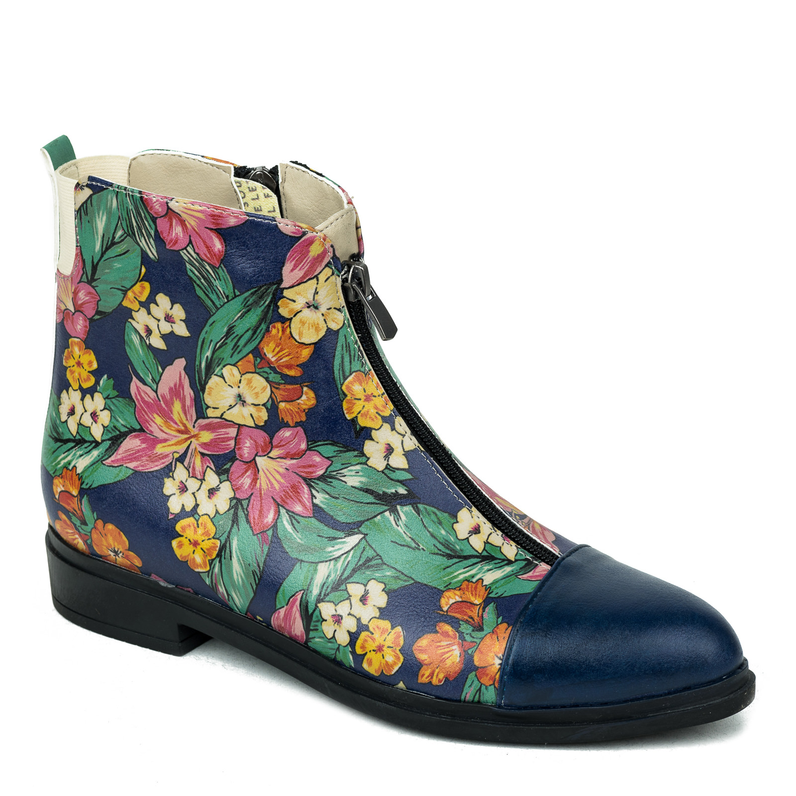 Women ankle boots B021 - BLUE