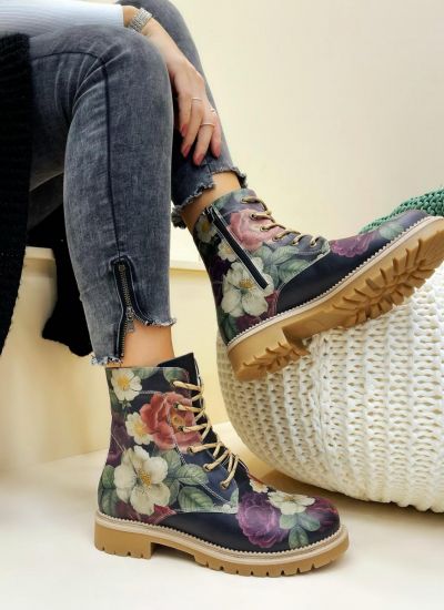 Women ankle boots B026 - BLACK