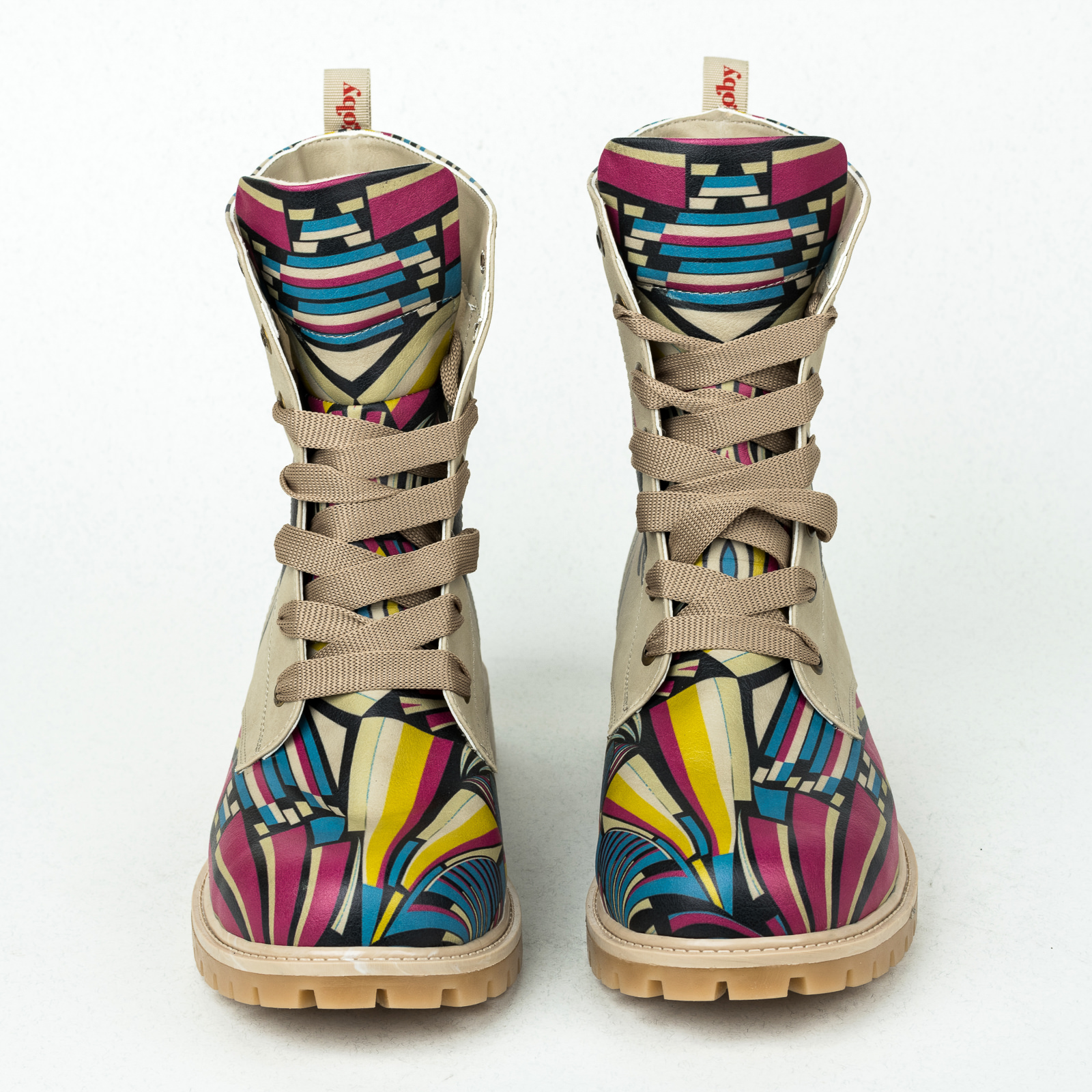 Women ankle boots B301 - BEIGE