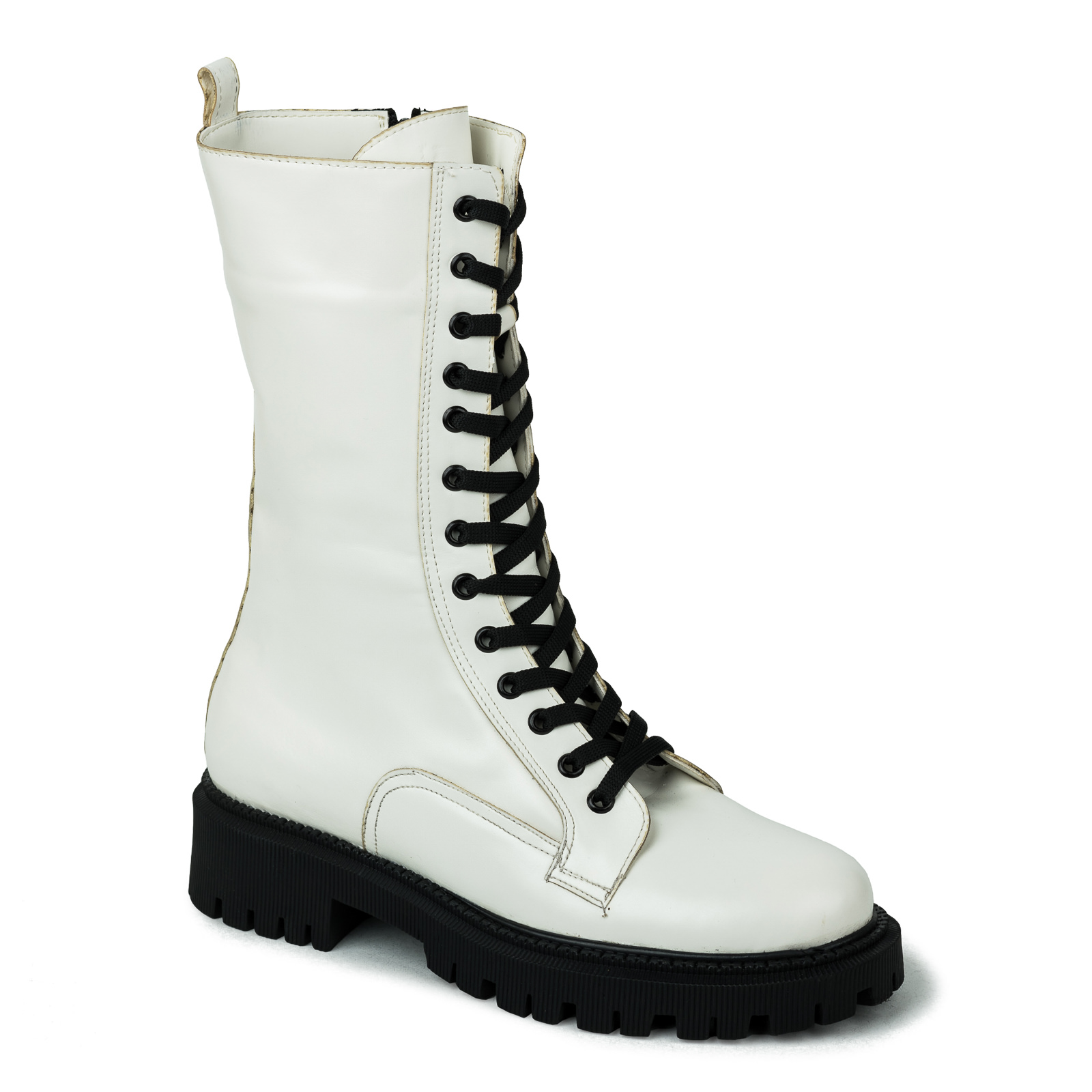 Women ankle boots B327 - WHITE