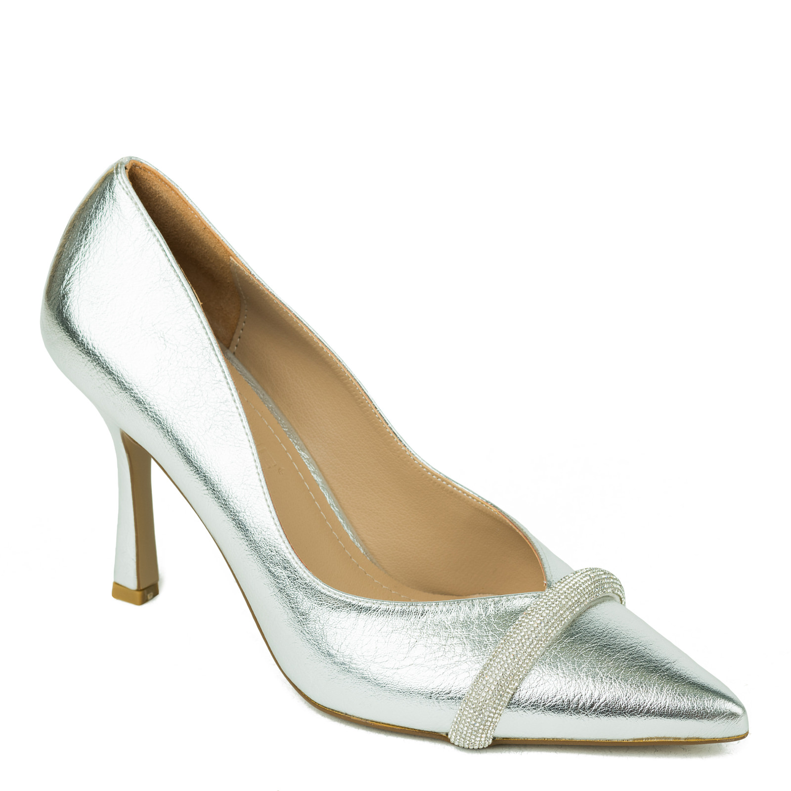 High-heels B338 - SILVER