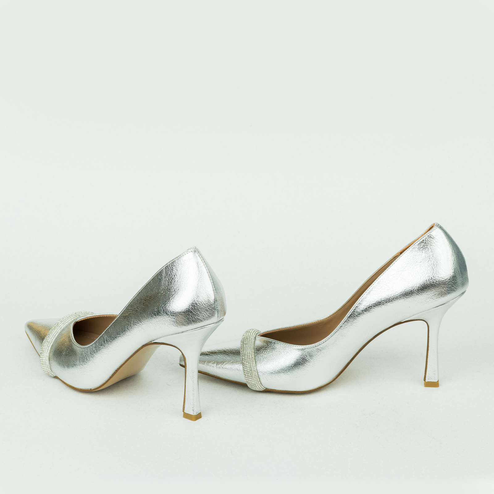 High-heels B338 - SILVER