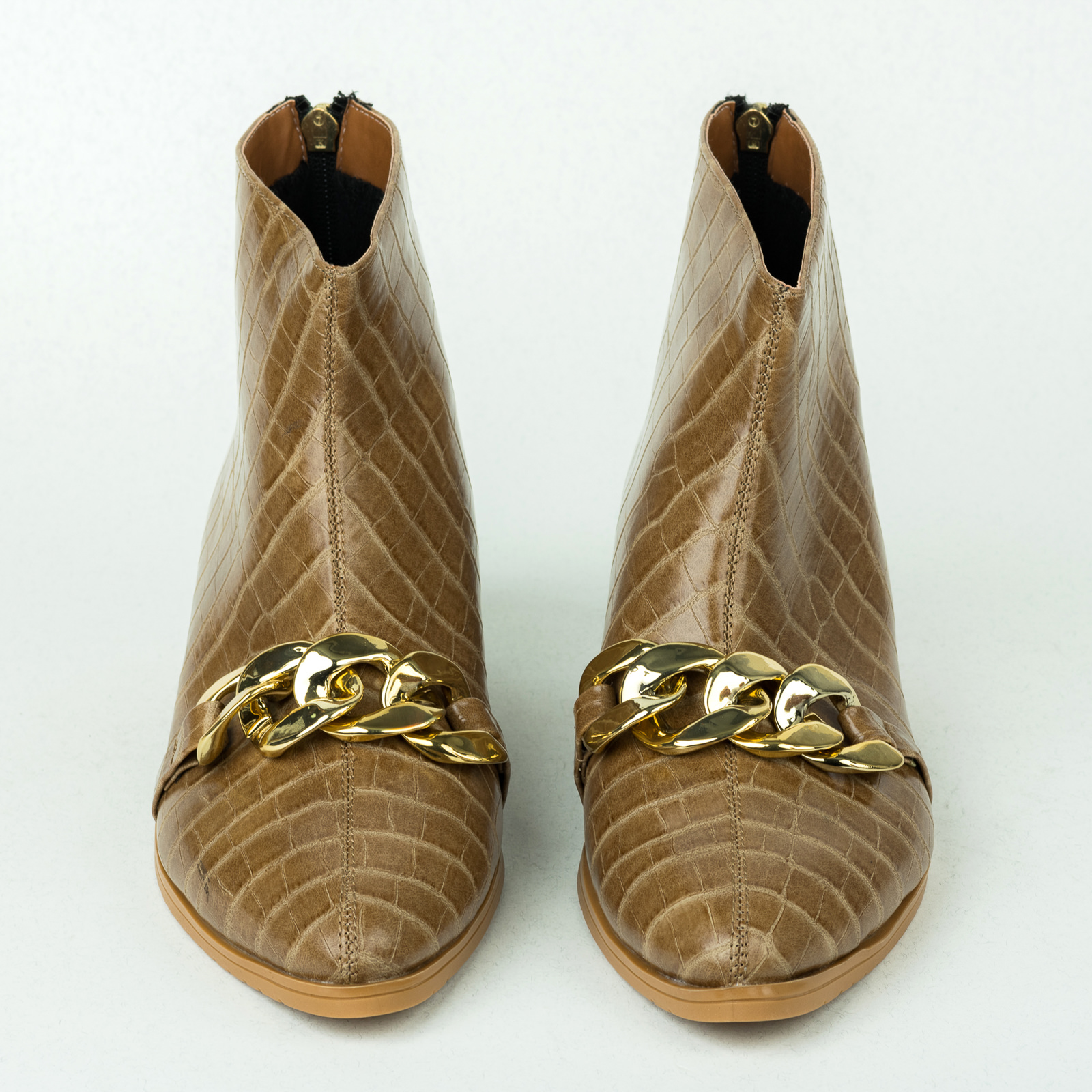 Women ankle boots B356 - BEIGE
