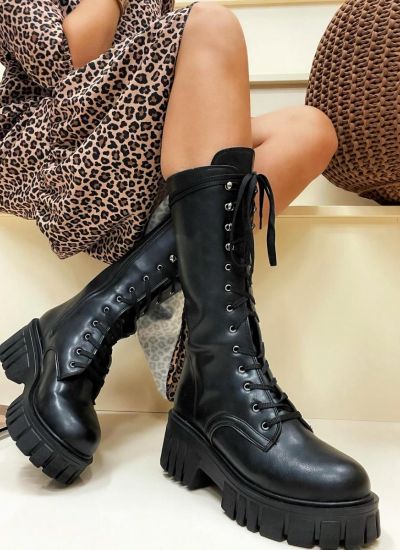 Women boots B361 - BLACK