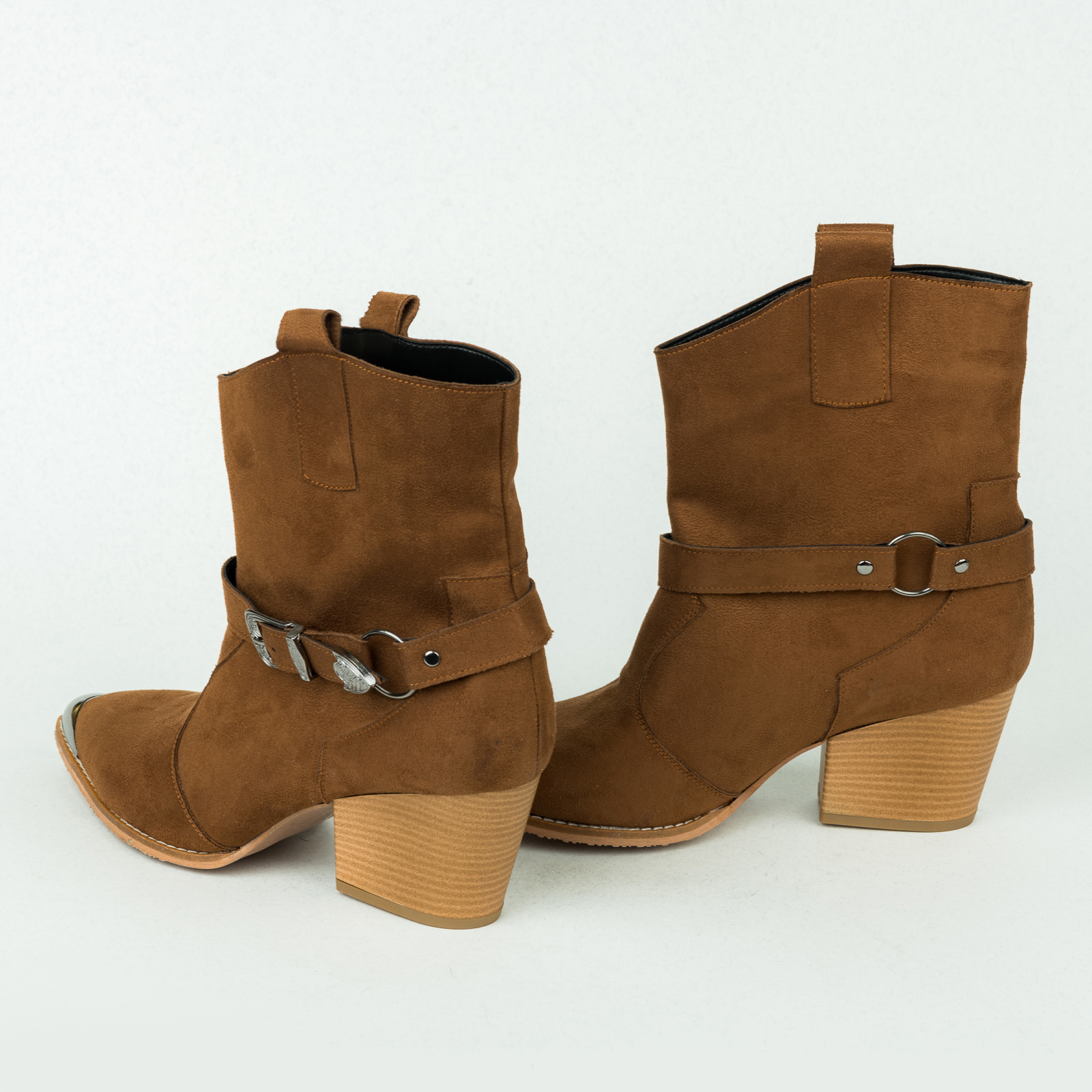 Women ankle boots B409 - CAMEL