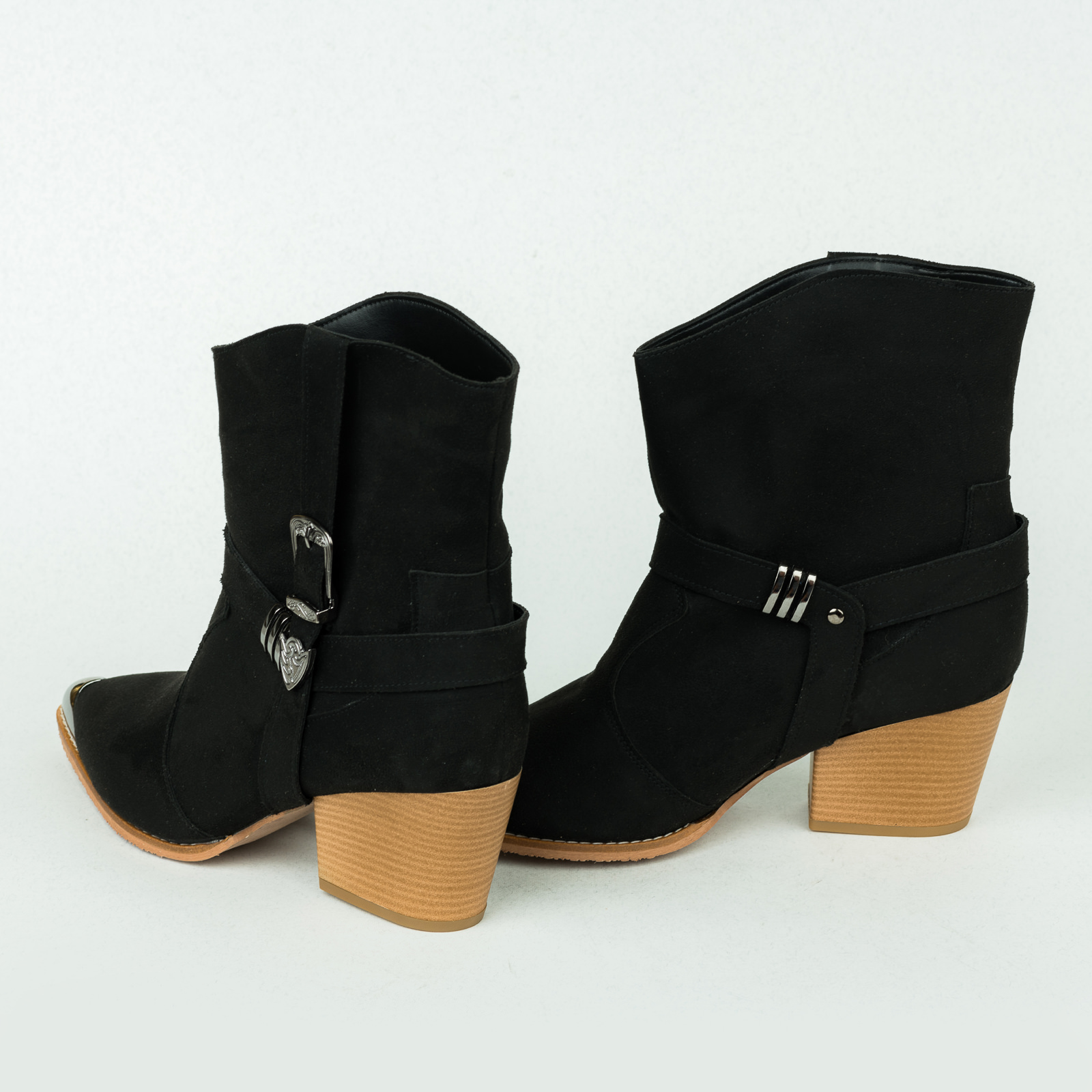 Women ankle boots B369 - BLACK