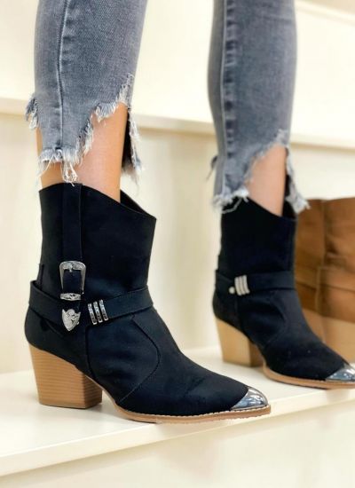 Women ankle boots B369 - BLACK
