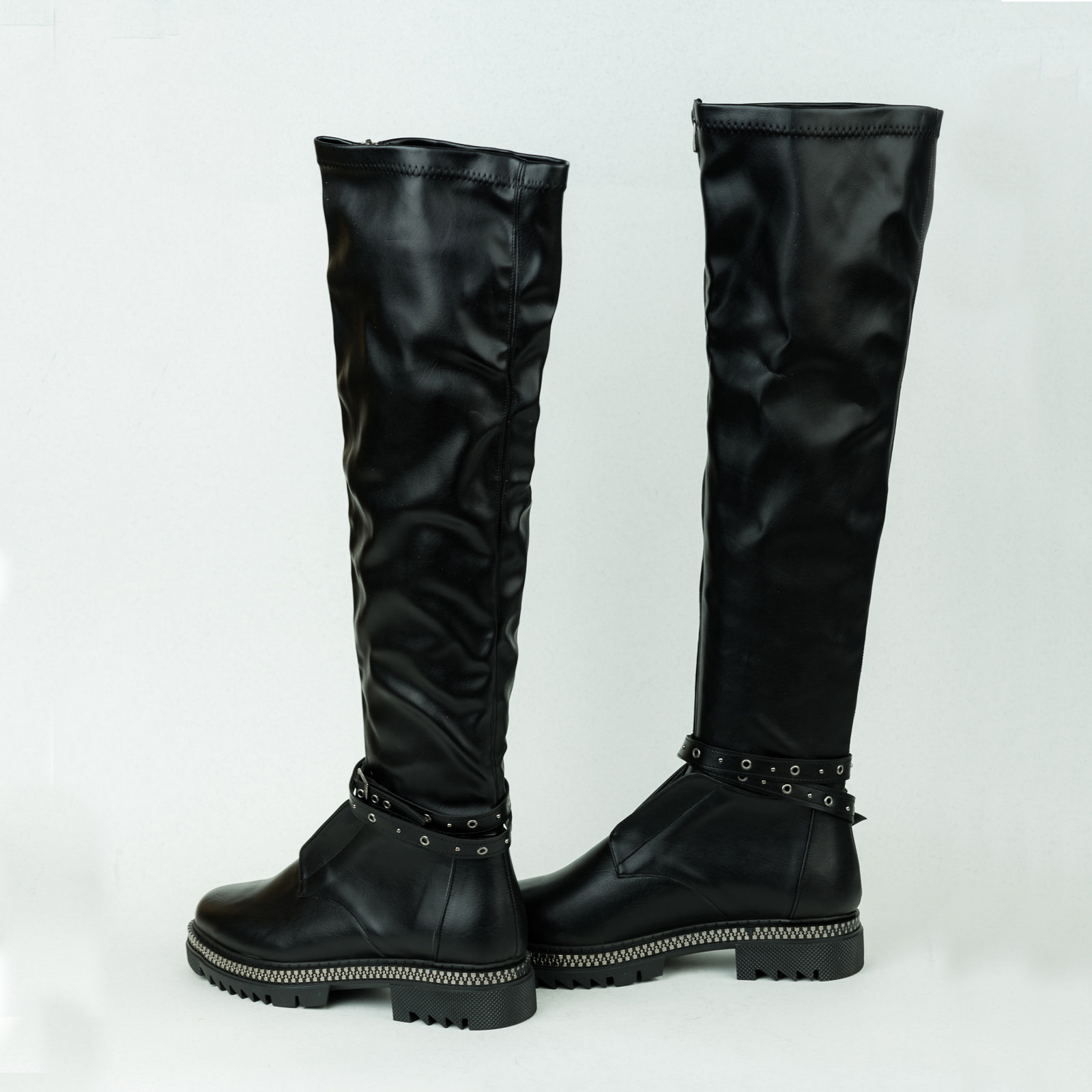 Women boots B370 - BLACK