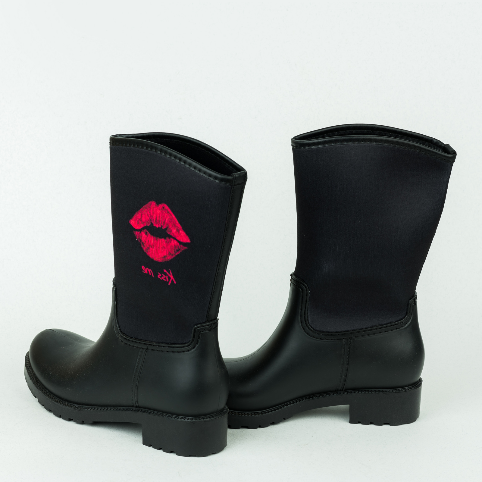 Waterproof boots B391 - BLACK
