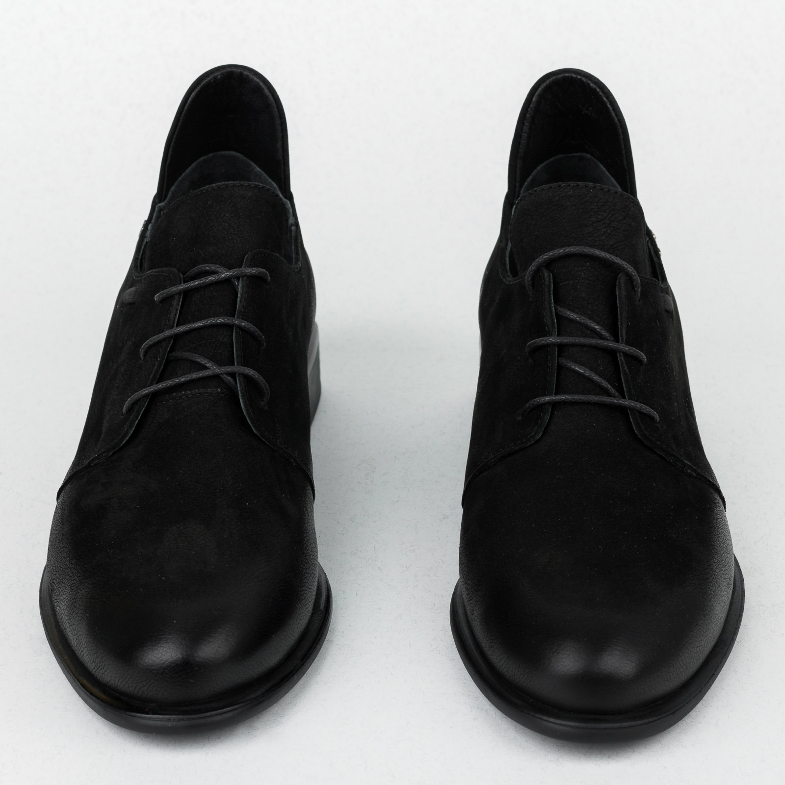 Kožne cipele B185 - CRNA