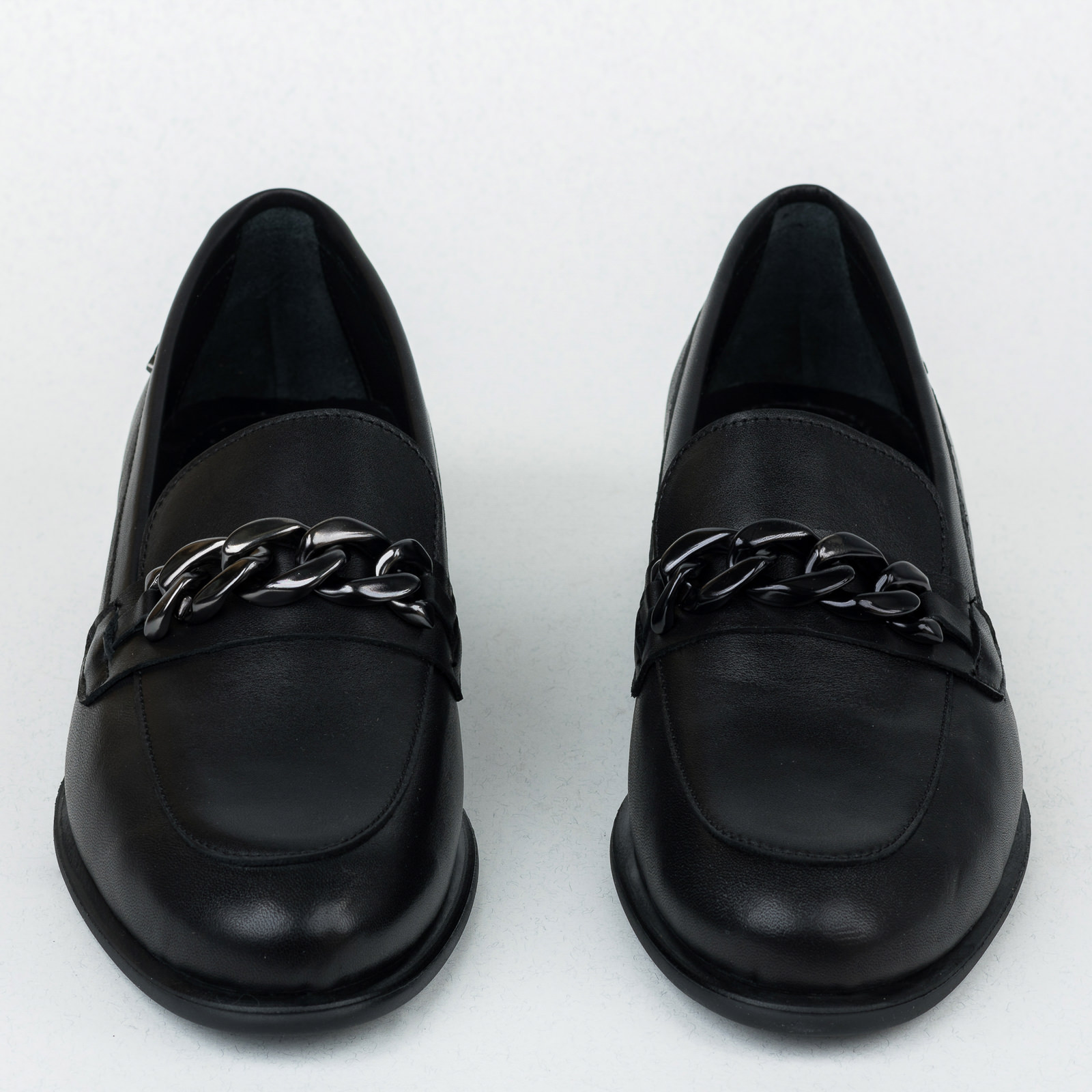 Leather shoes & flats B272 - BLACK