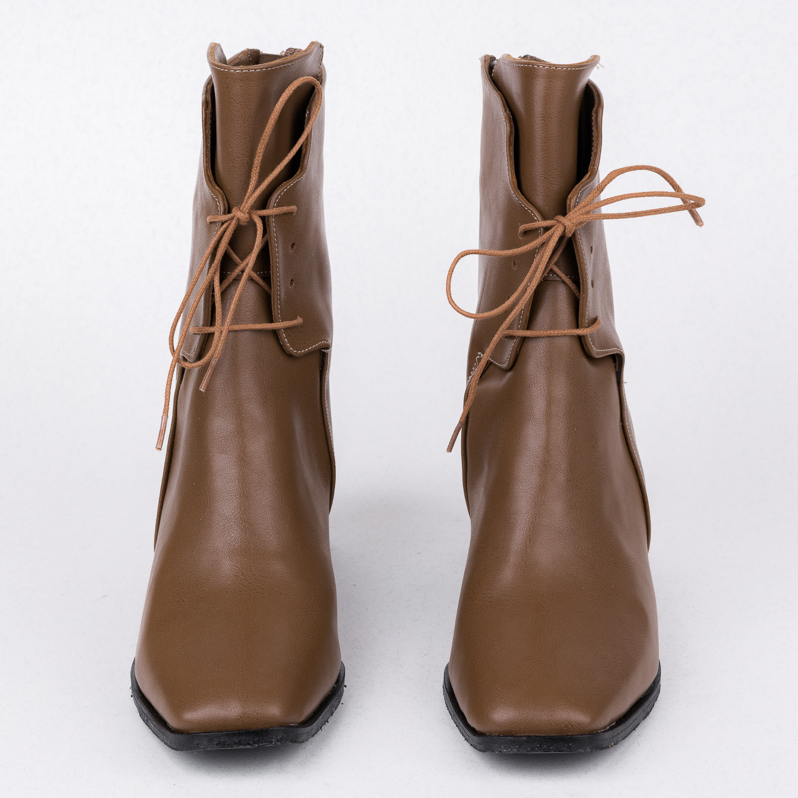 Women ankle boots B399 - BROWN