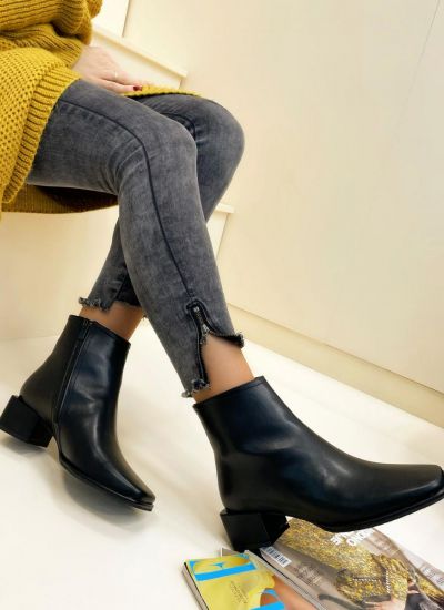 Women ankle boots OCEAN - BLACK