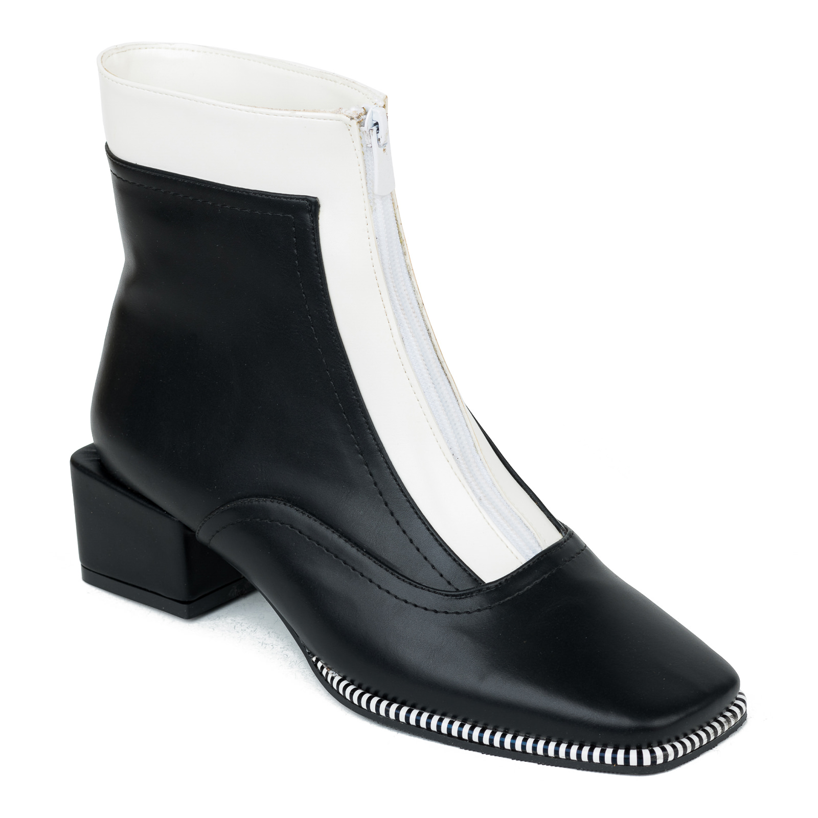 Women ankle boots B401 - BLACK