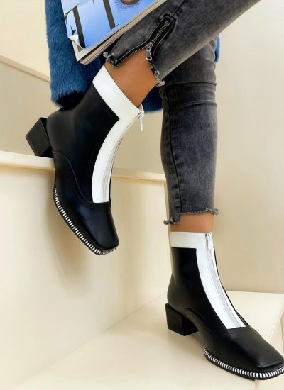 Women ankle boots B401 - BLACK