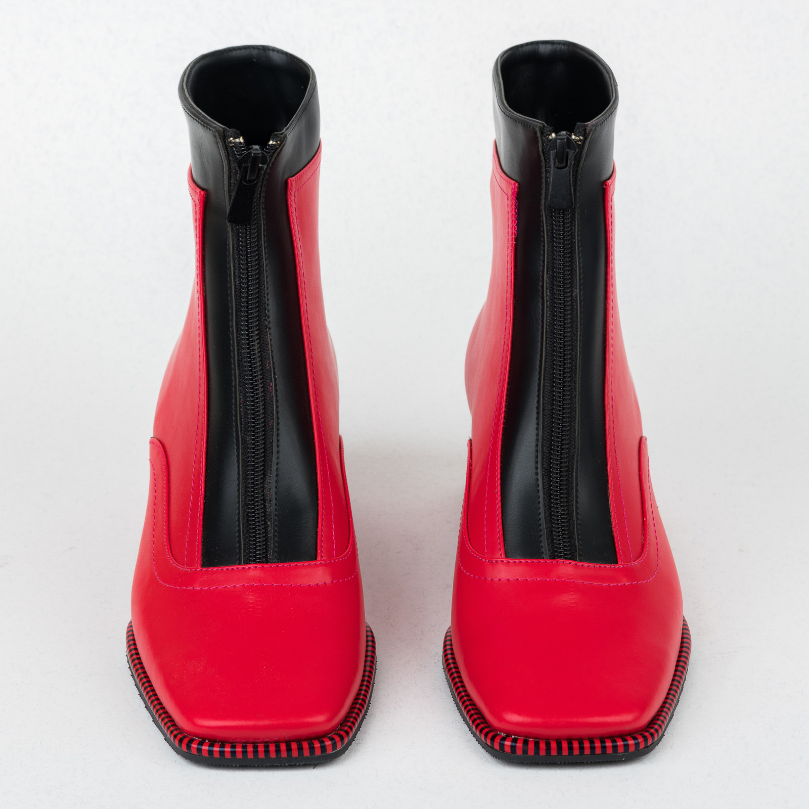 Women ankle boots B401 - RED