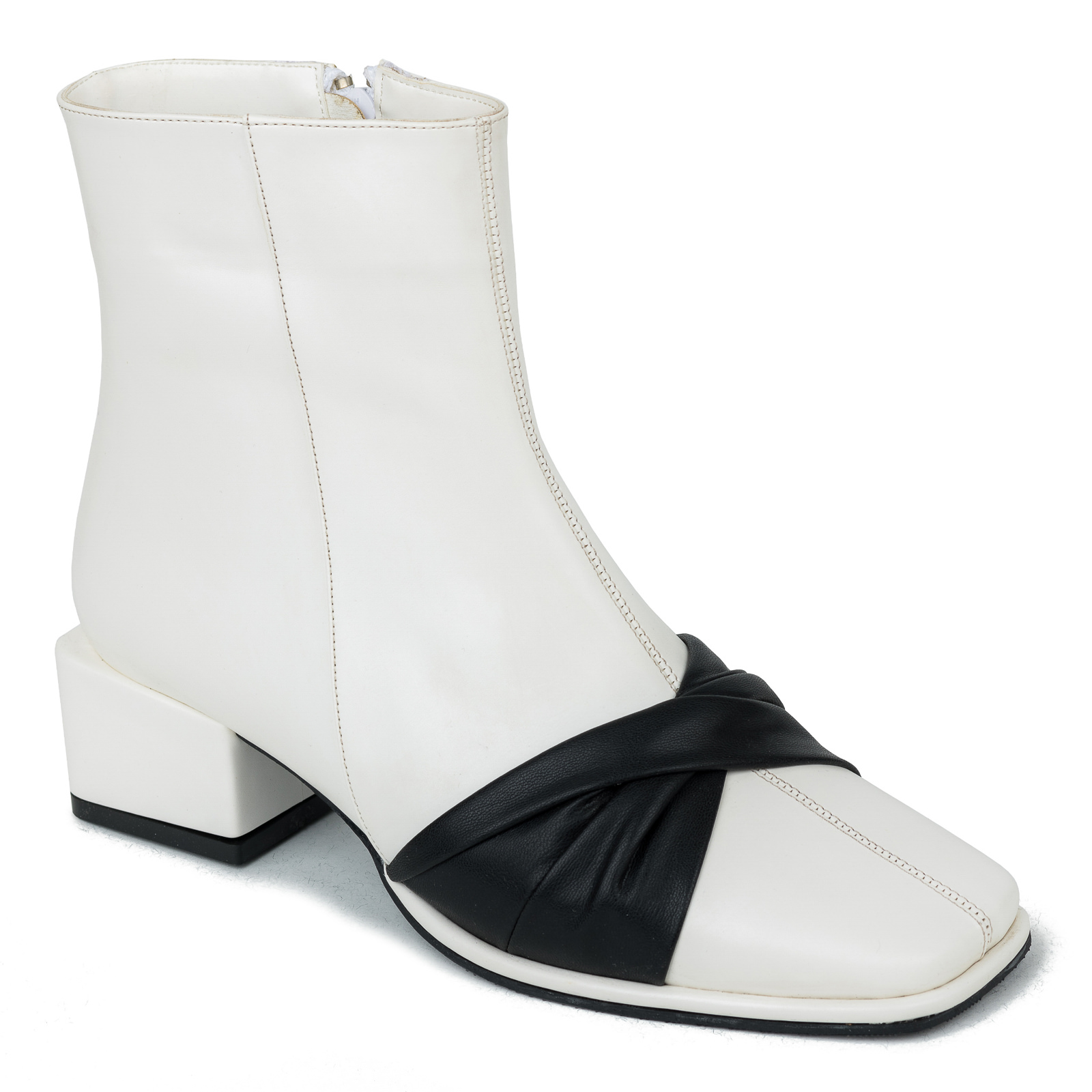 Women ankle boots B402 - WHITE