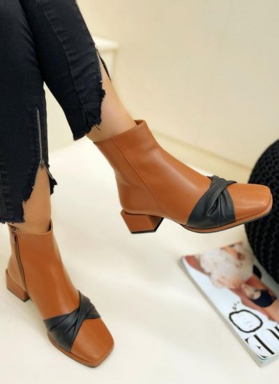 Women ankle boots CHERYL - CAMEL