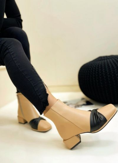 Women ankle boots CHERYL - BEIGE