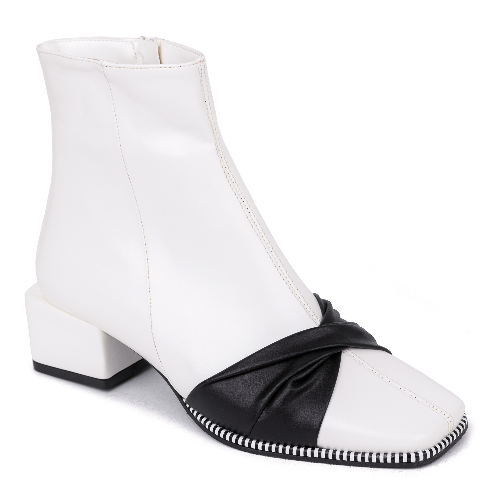 Women ankle boots B403 - WHITE