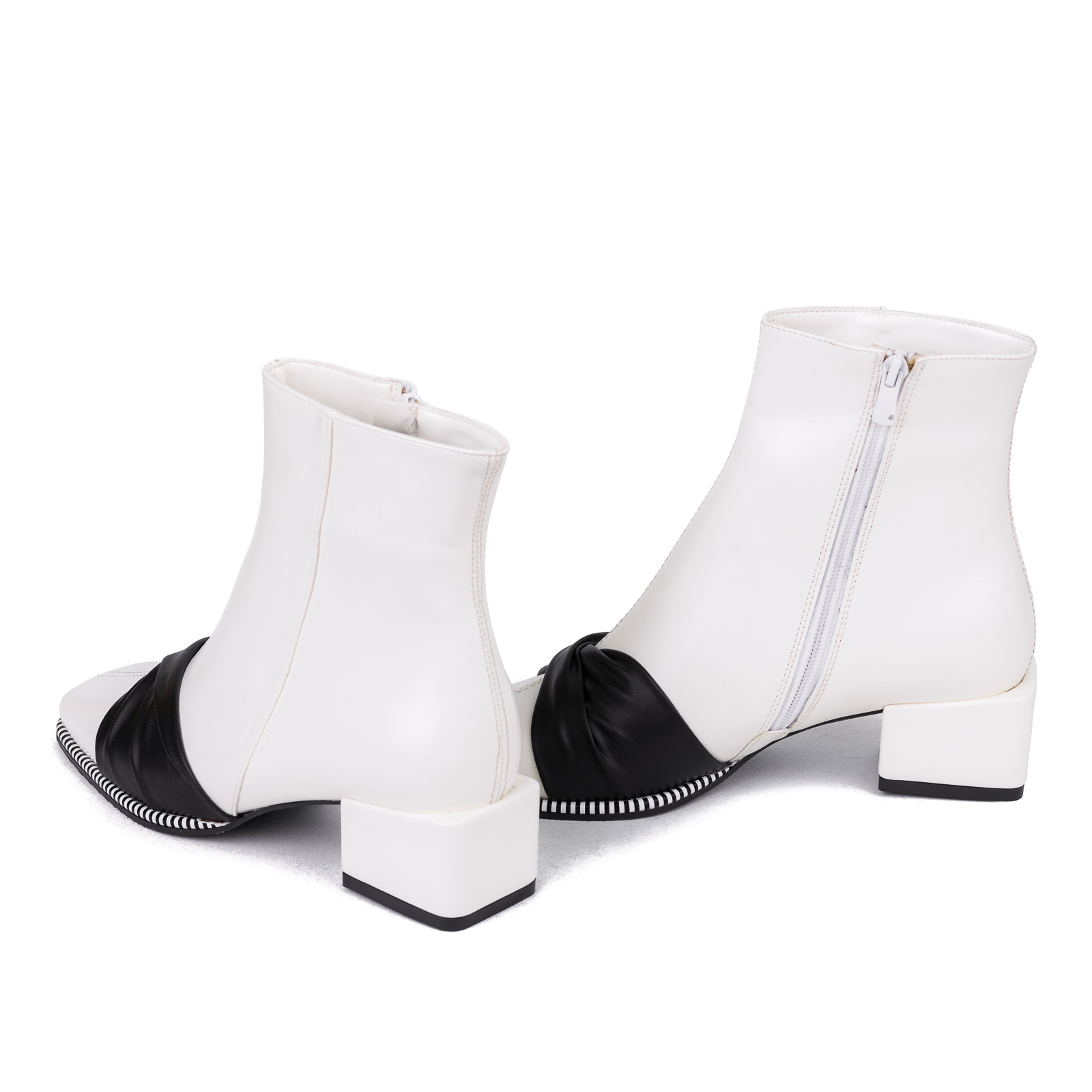 Women ankle boots B403 - WHITE